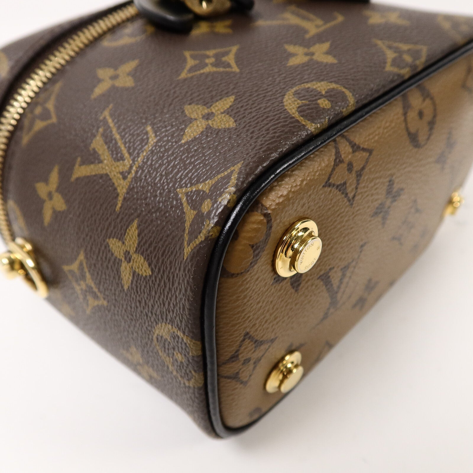 LOUIS VUITTON Monogram Reverse Vanity PM手挽肩背兩用袋