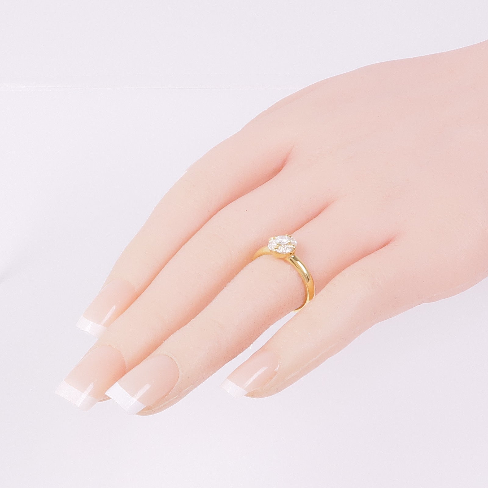 JEWELRY 18K黃金Diamond Ring鑽石戒指US#5.75