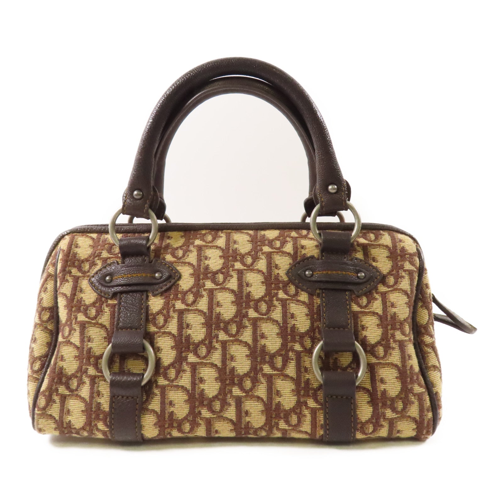 Dior CD Handbag Canvas Brown