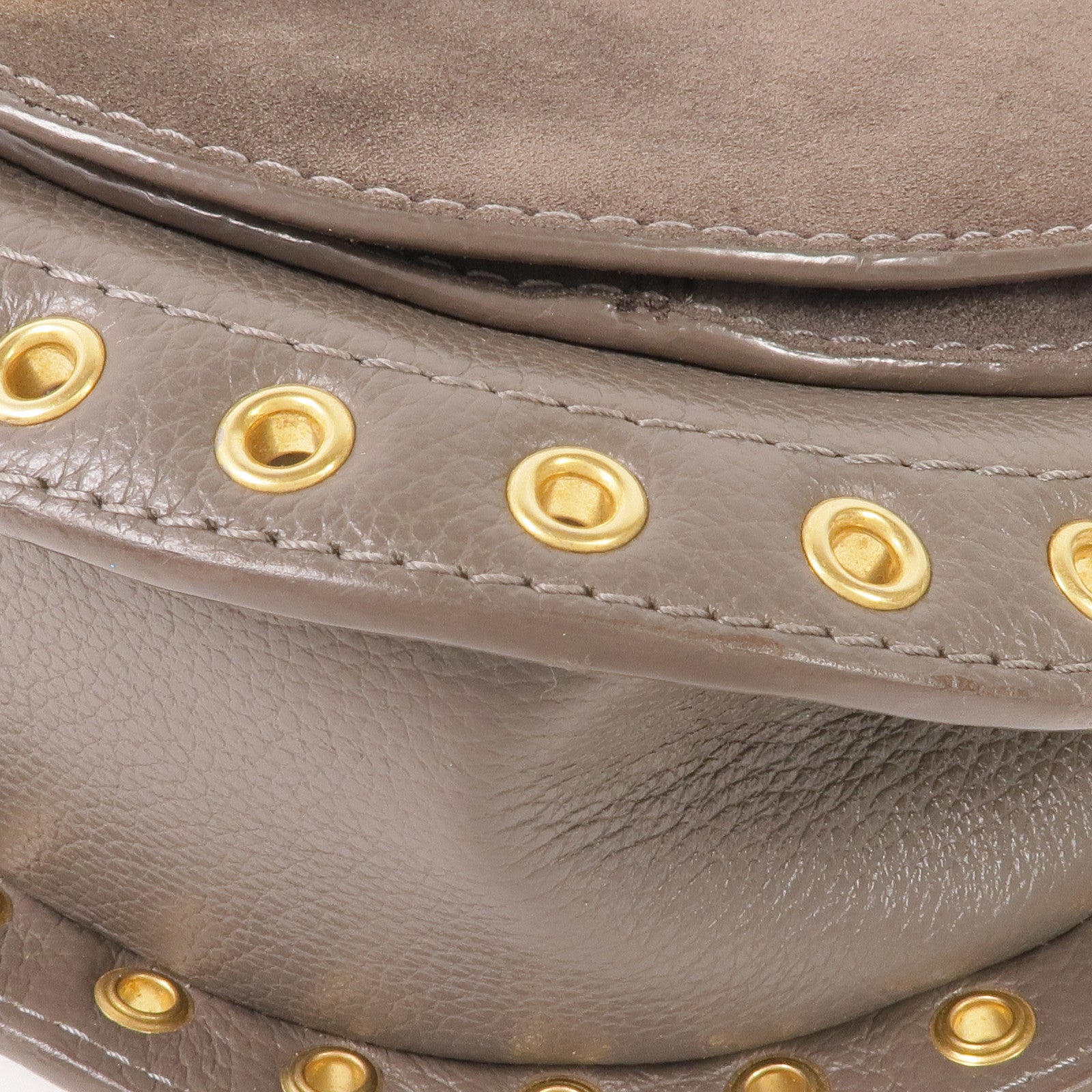 SEE BY CHLOE 麂皮皮革/牛皮皮革Shoulder Bag金扣肩背袋