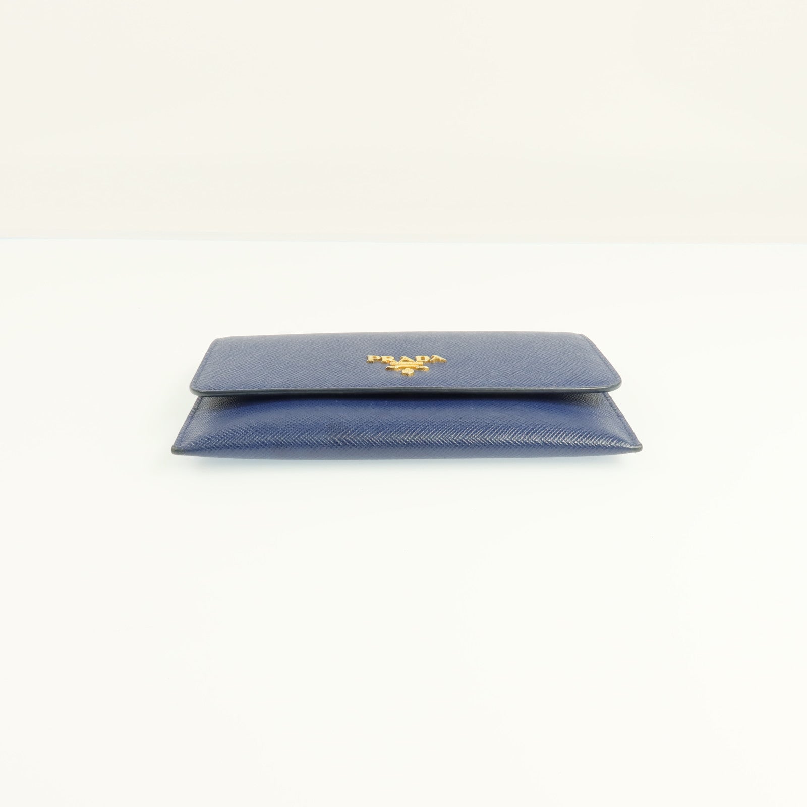 PRADA 【激減優惠】牛皮皮革Card Case金扣卡片套