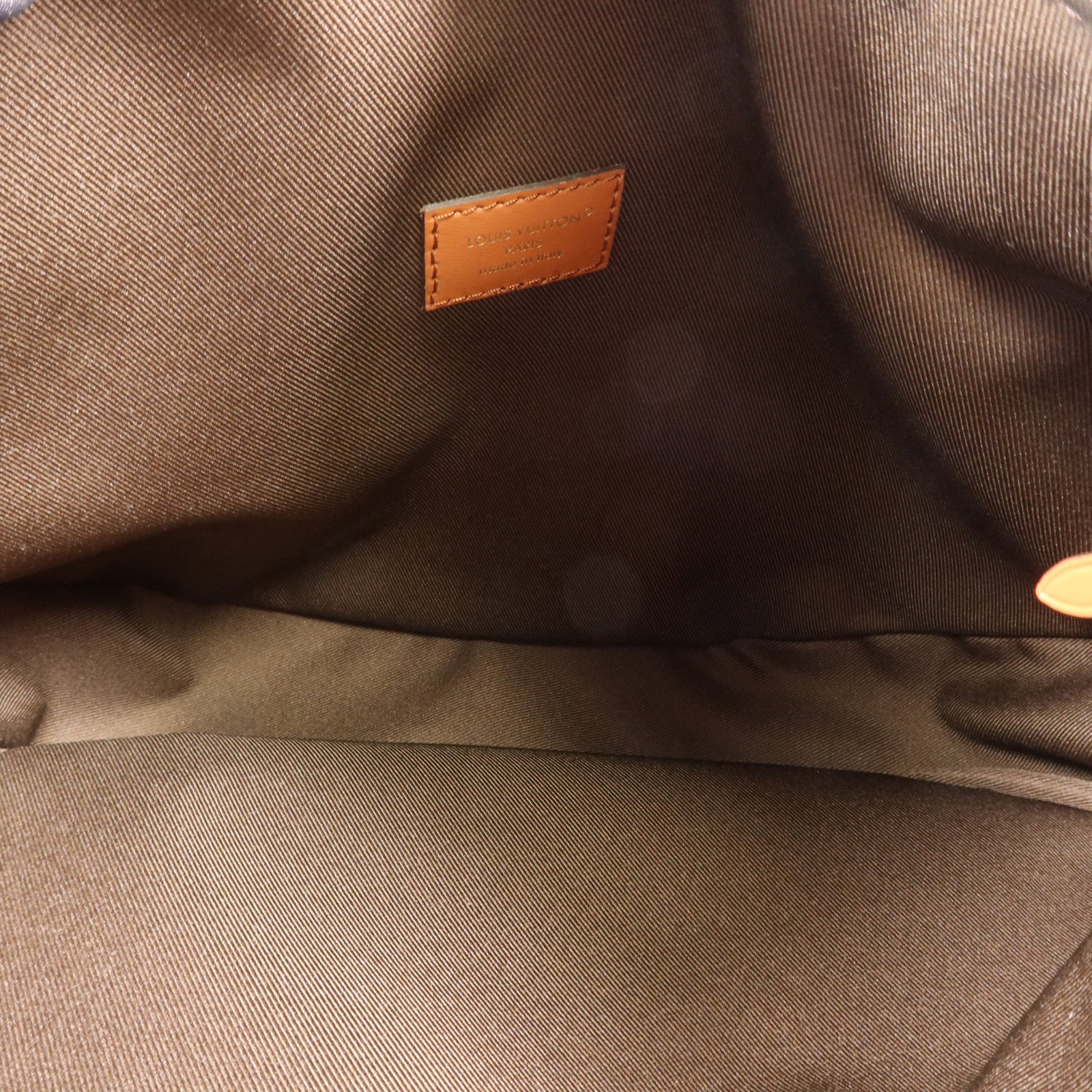 LOUIS VUITTON Monogram Reverse Loop Hobo金扣手挽肩背兩用袋棕色