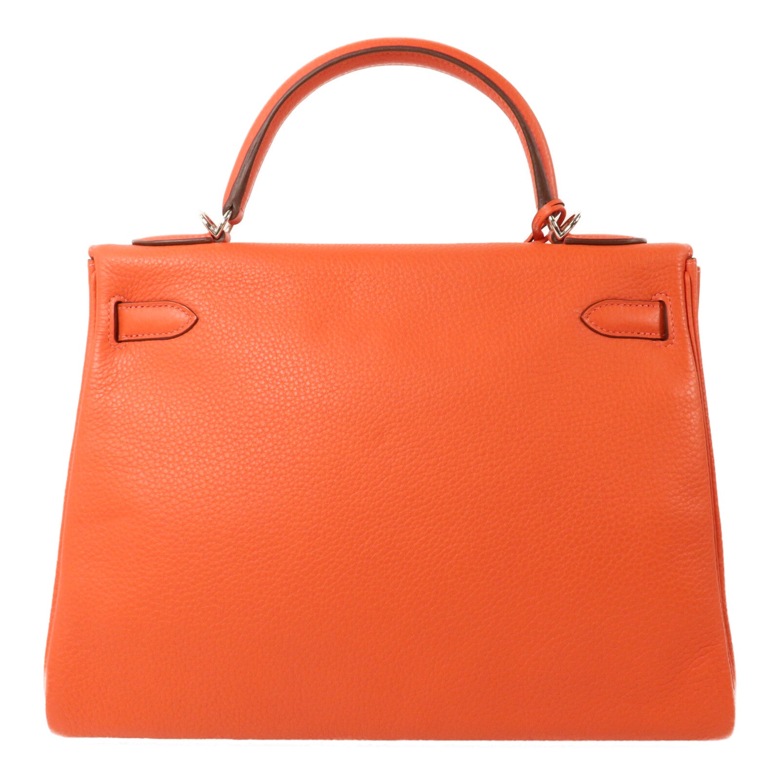 HERMES Clemence皮革Kelly 32手挽肩背兩用袋Rouge Pivoine