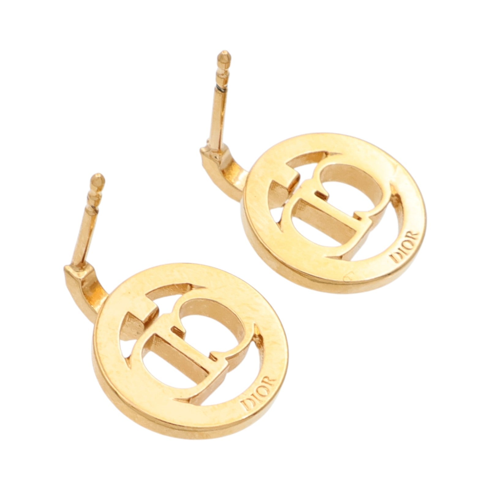 Dior 黄銅Petit CD Earrings耳環