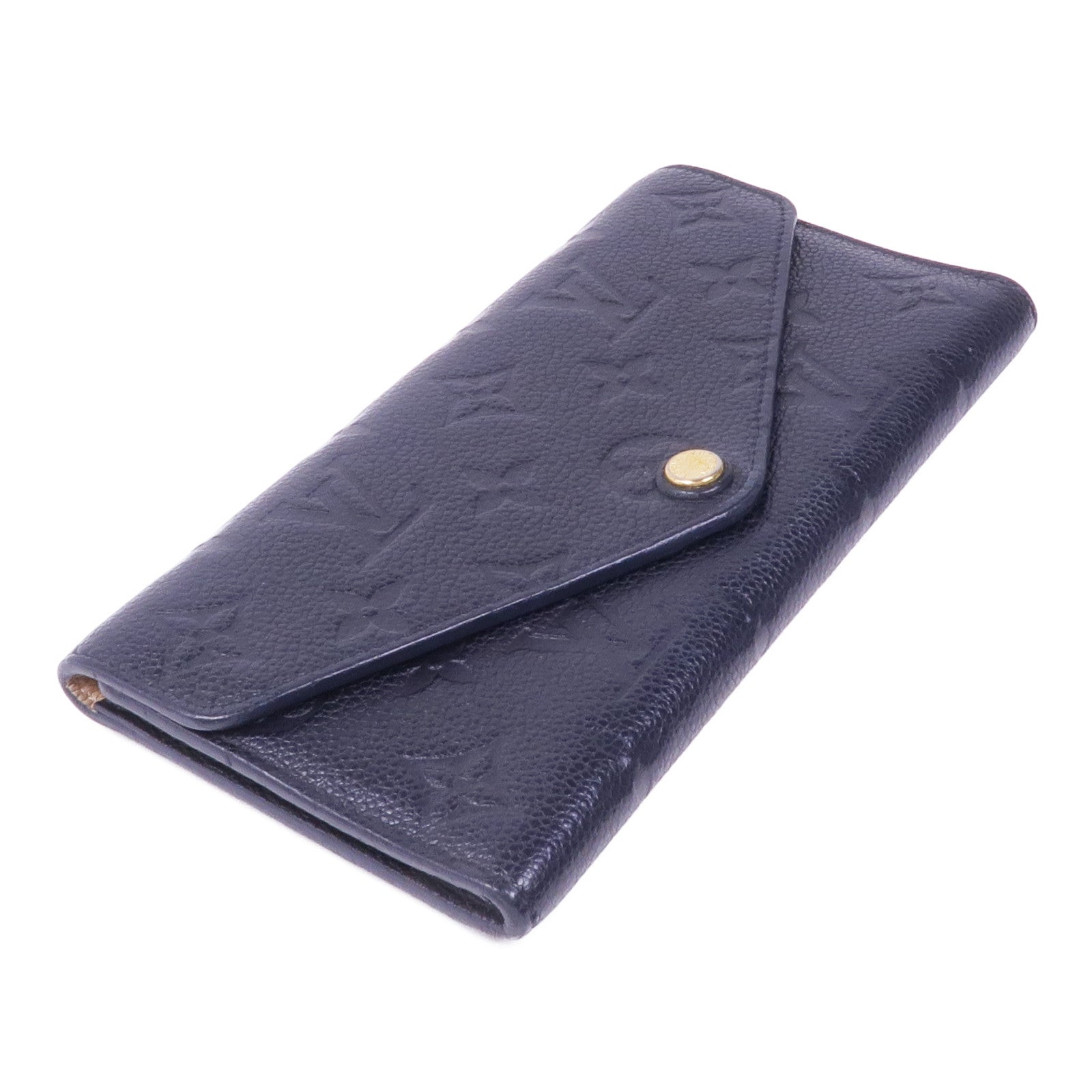 LOUIS VUITTON Monogram Empreinte Long Wallet金扣長錢包