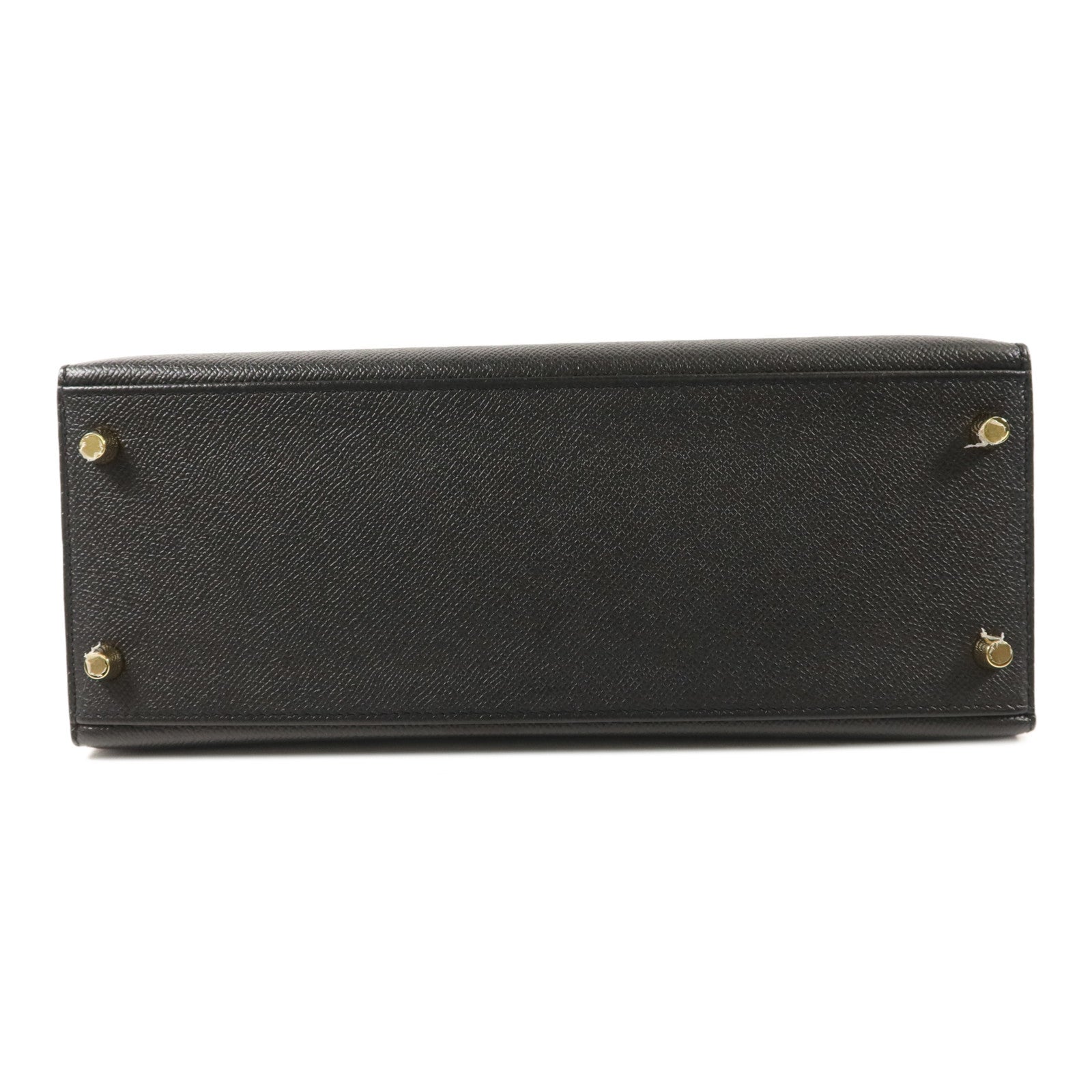 HERMES Epsom皮革Kelly 28手挽肩背兩用袋Noir