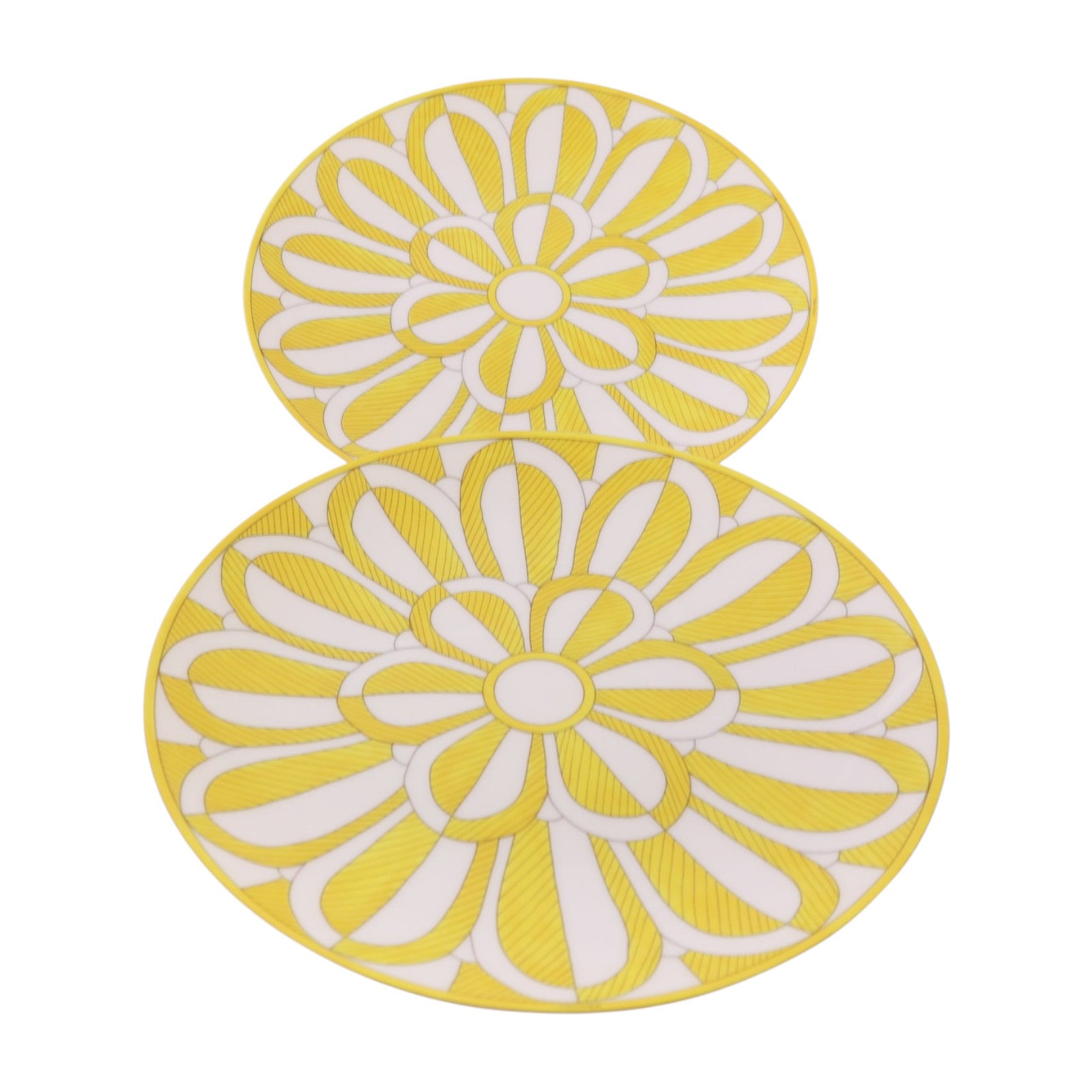 HERMES 陶瓷Soleil d’Hermes Dessert Plate n°2 x2pcs甜點拼盤套裝