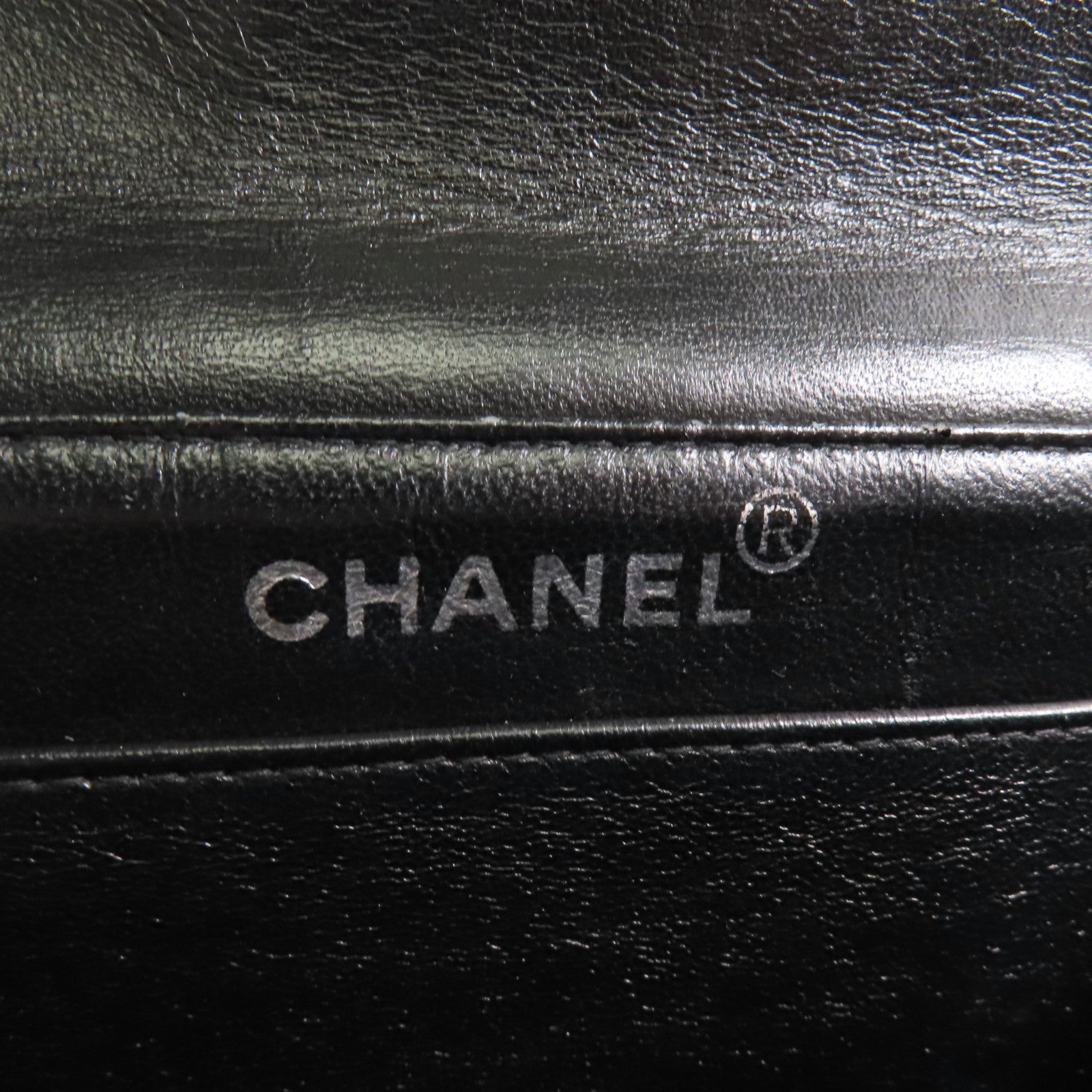 CHANEL 牛皮皮革Vintage Shoulder Bag銀扣肩背袋