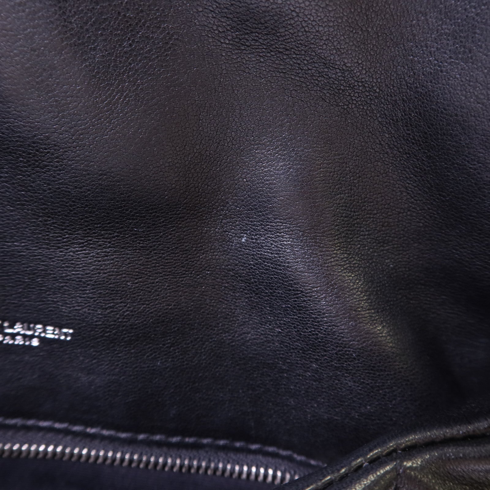 YVES SAINT LAURENT 羊皮皮革Puffer Small銀扣鏈帶肩背袋