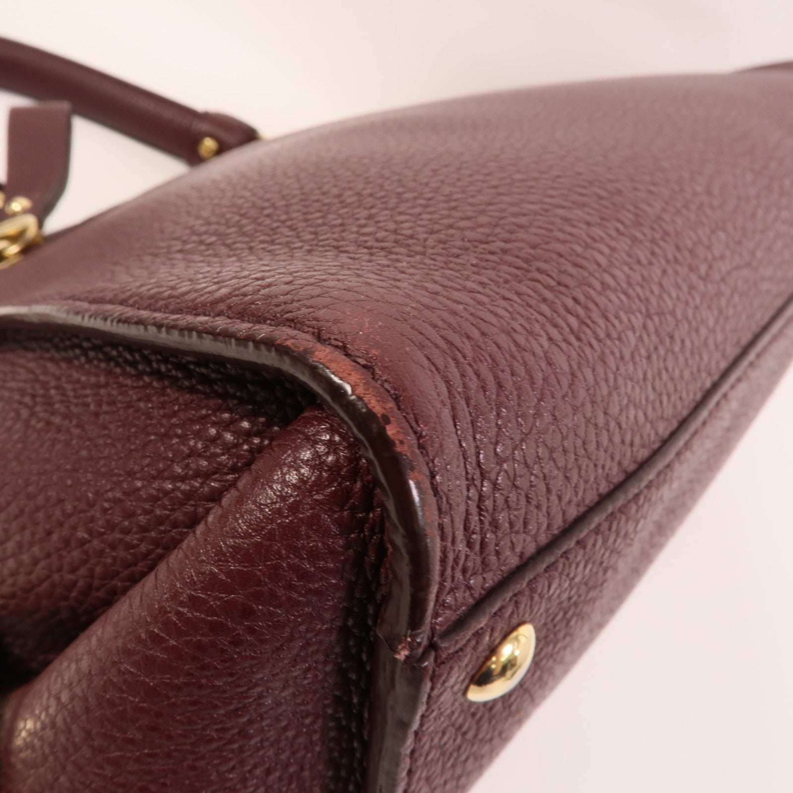 Salvatore Ferragamo 牛皮皮革Sofia Gancini手挽袋