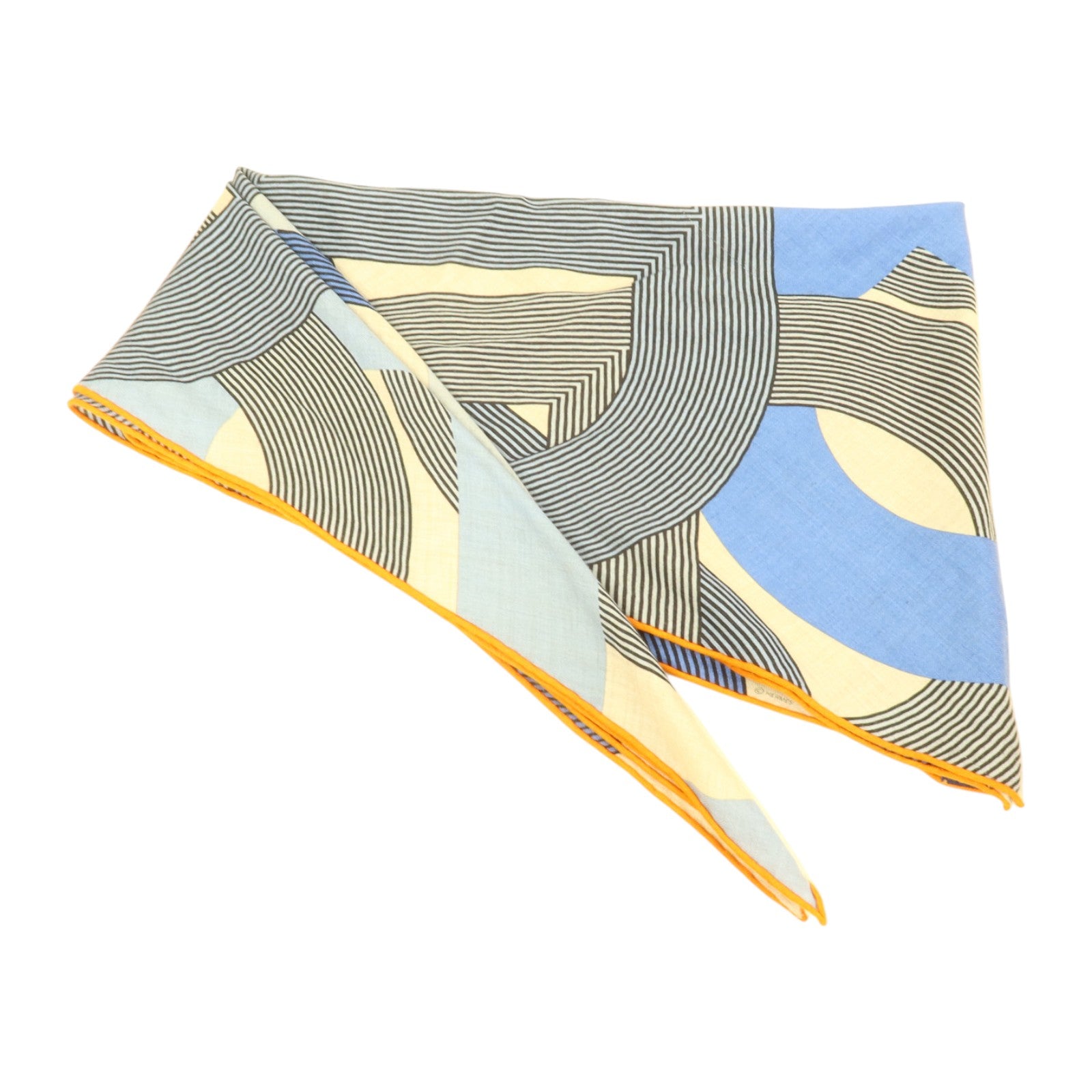 HERMES 羊絨/絲質Giant Triangle Scarf 208x83cm圍巾