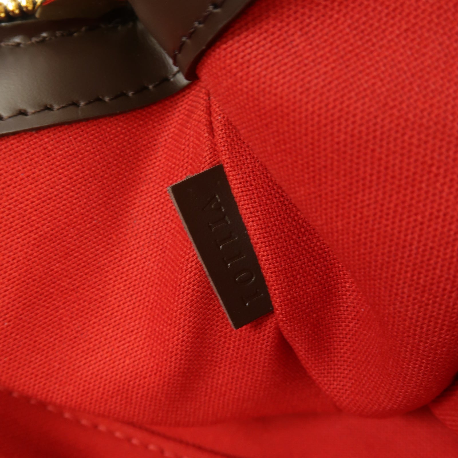 LOUIS VUITTON 【激減優惠】Damier Verona MM金扣肩背袋棕色