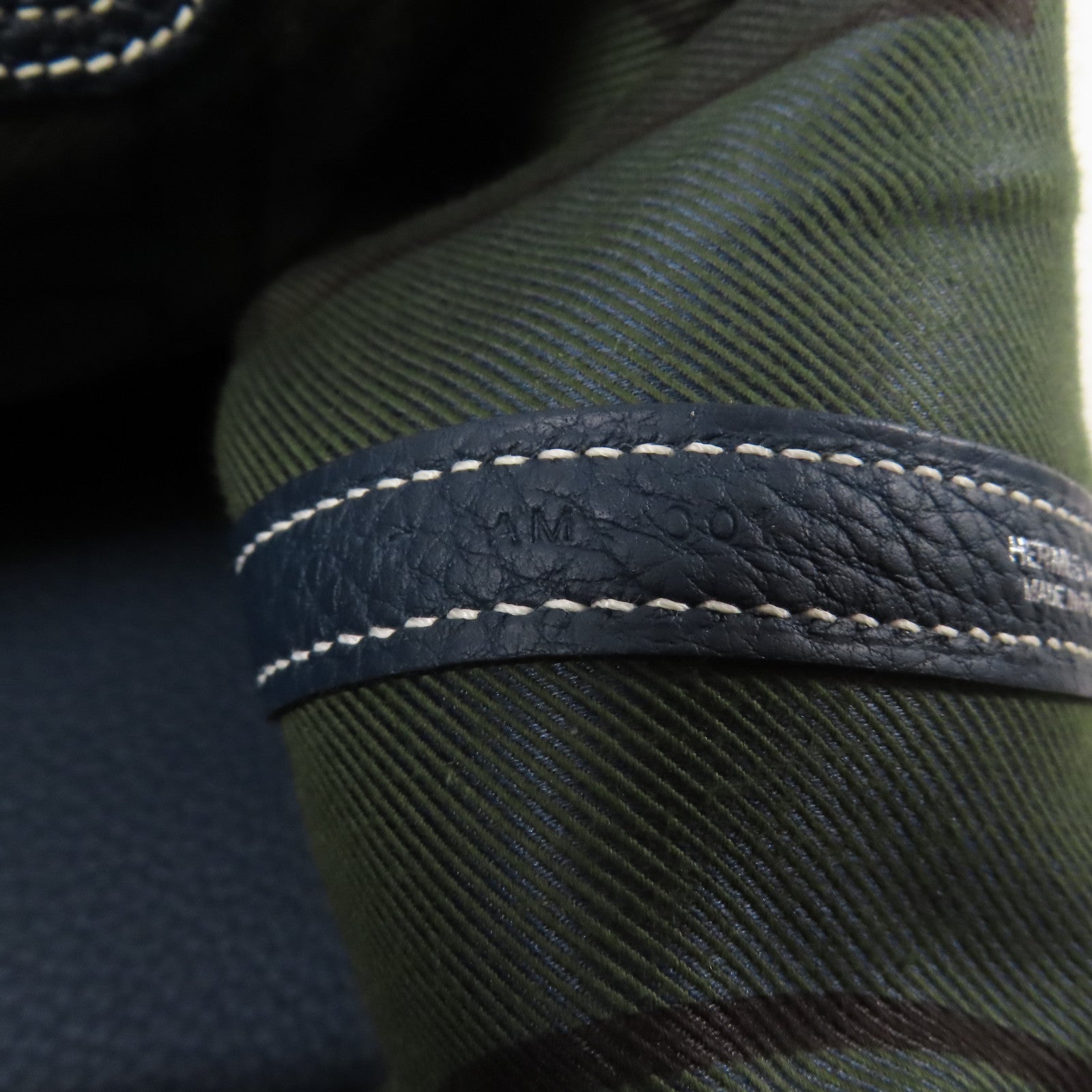 HERMES PHW Garden Party PM Handbag Negonda Leather Vert Cypres