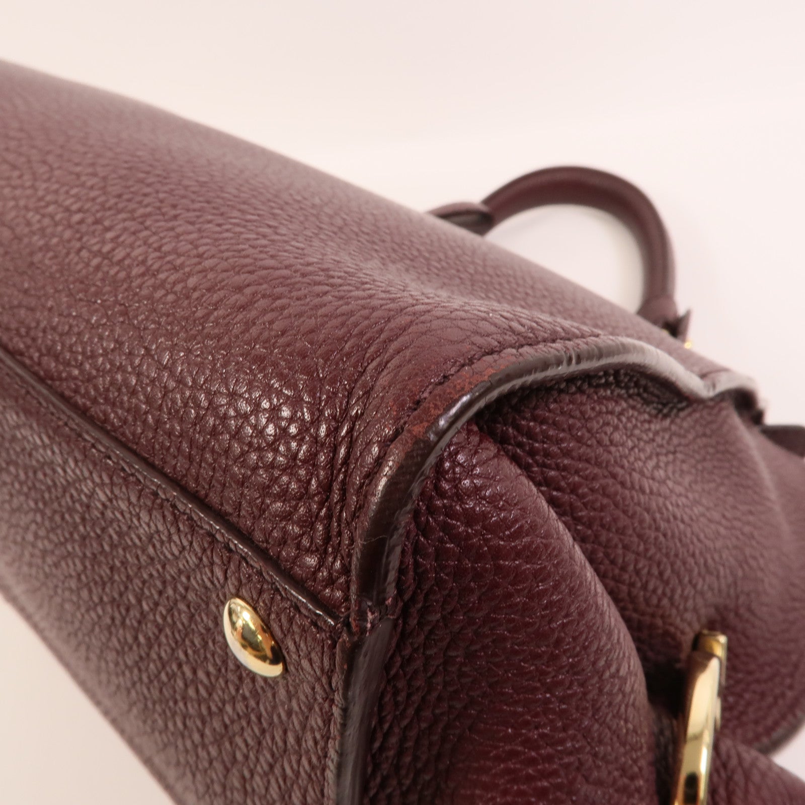 Salvatore Ferragamo 牛皮皮革Sofia Gancini手挽袋