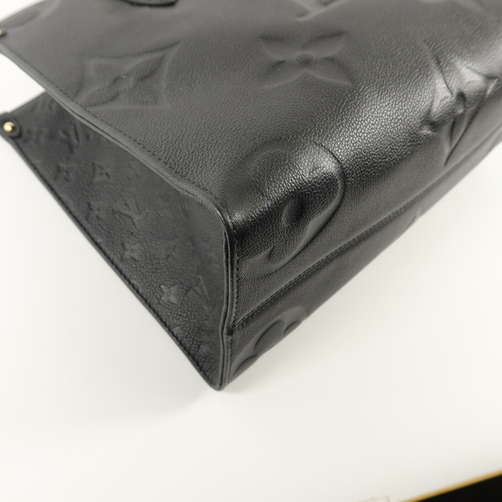 LOUIS VUITTON Monogram Empreinte On The Go MM手挽肩背兩用袋