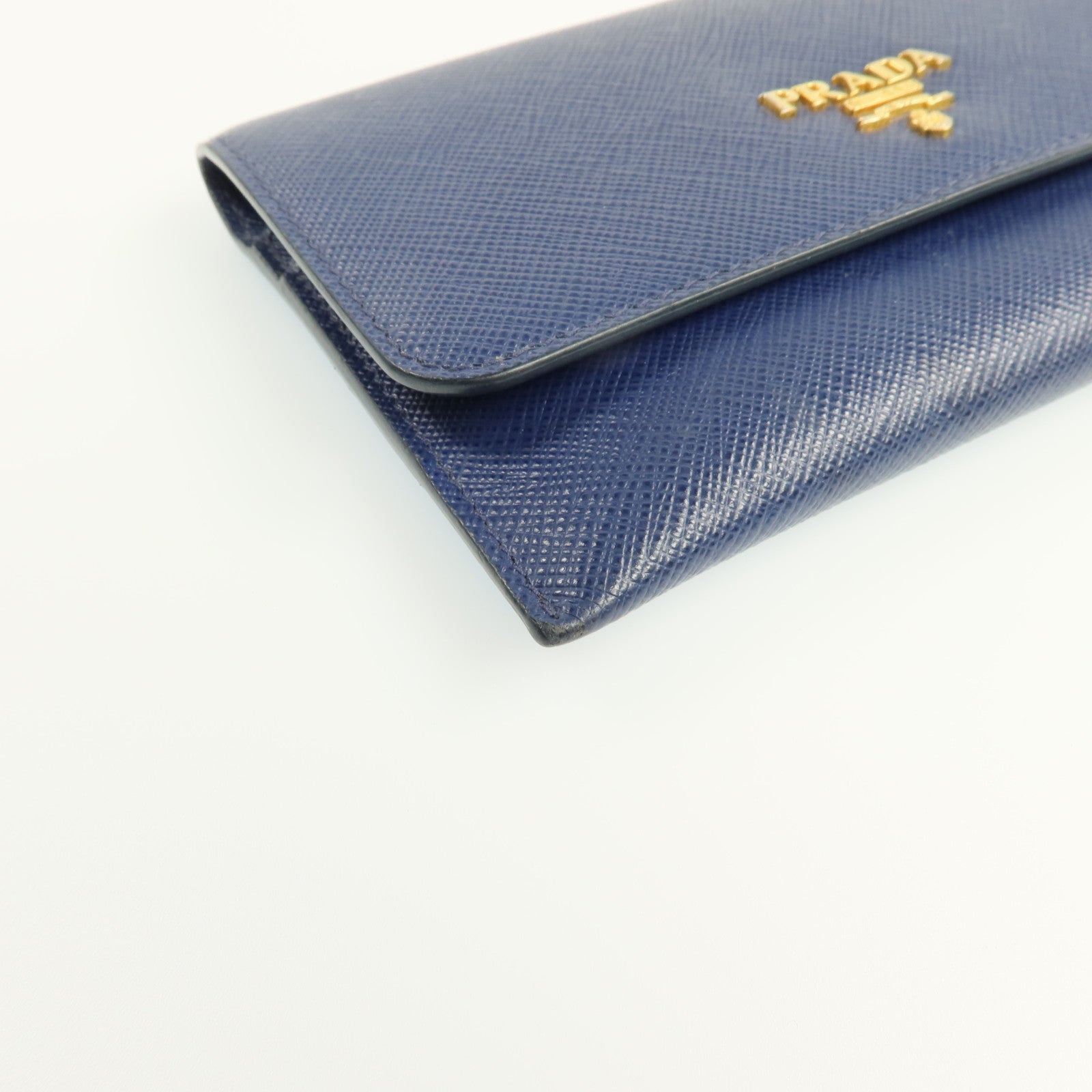 PRADA 【激減優惠】牛皮皮革Card Case金扣卡片套