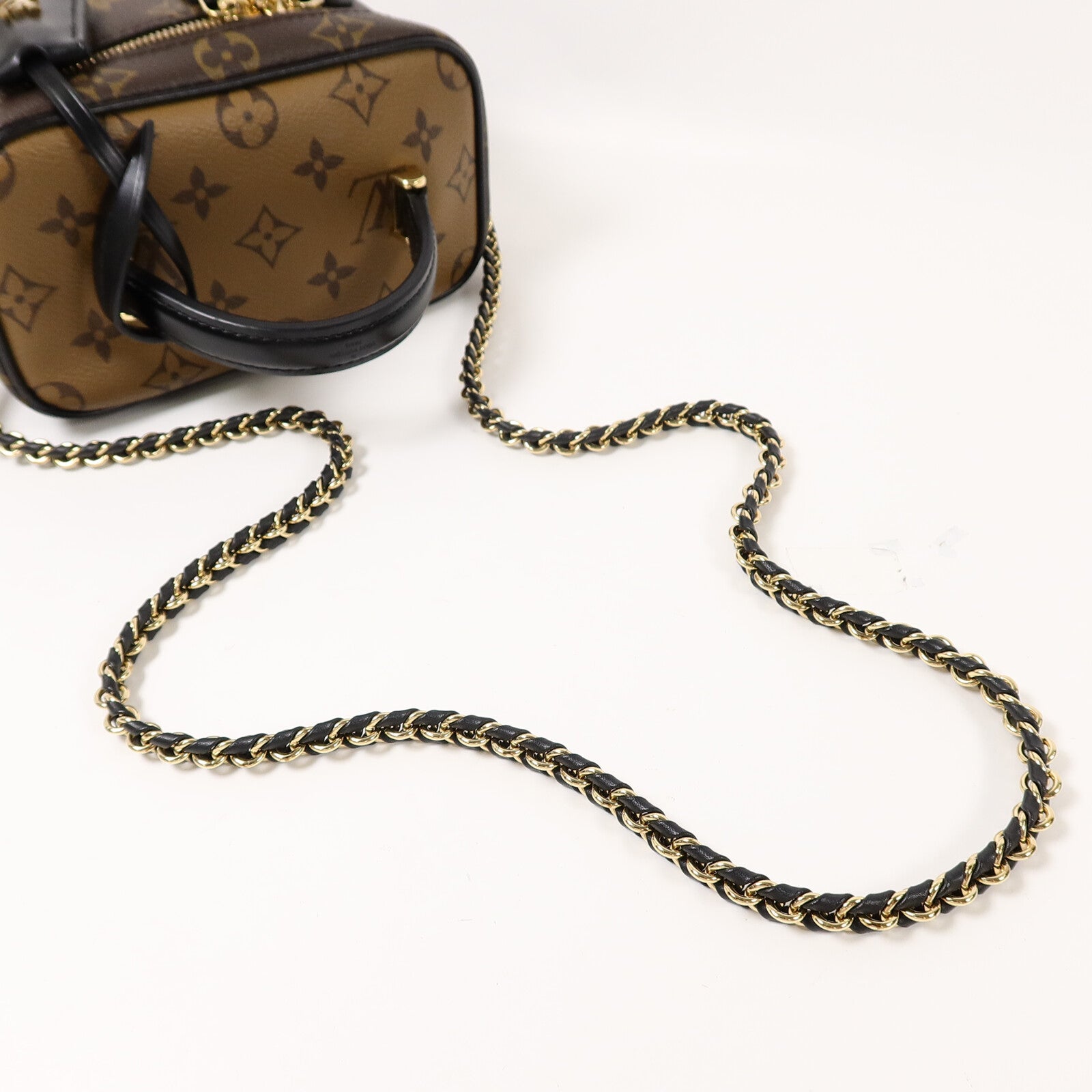 LOUIS VUITTON Monogram Reverse Vanity PM手挽肩背兩用袋