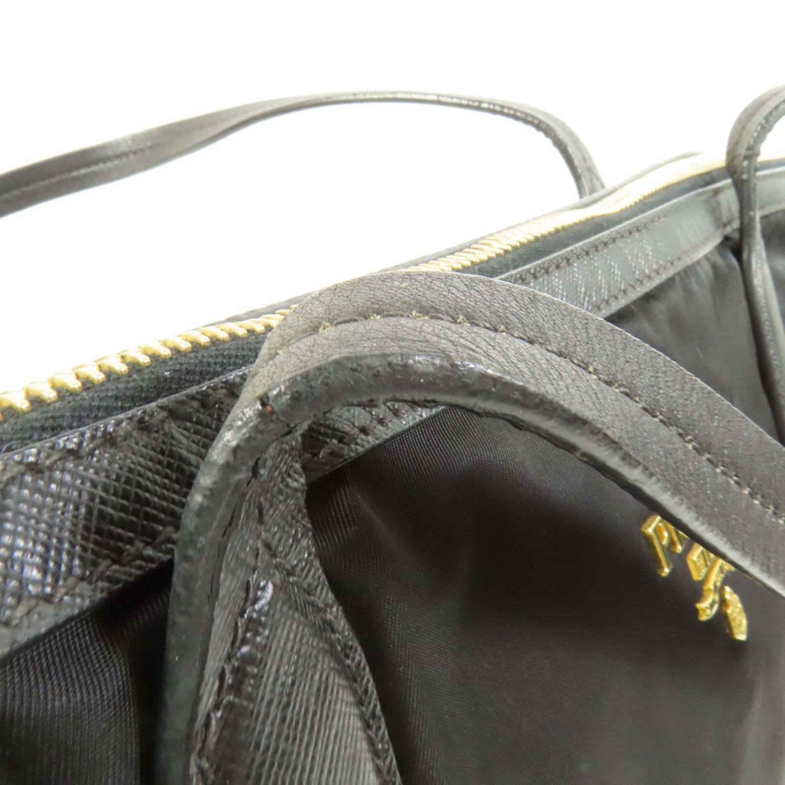 PRADA 尼龍Shoulder Bag金扣肩背袋