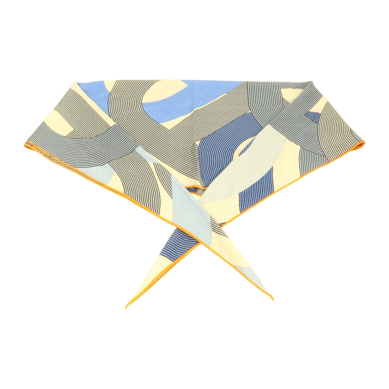 HERMES 羊絨/絲質Giant Triangle Scarf 208x83cm圍巾