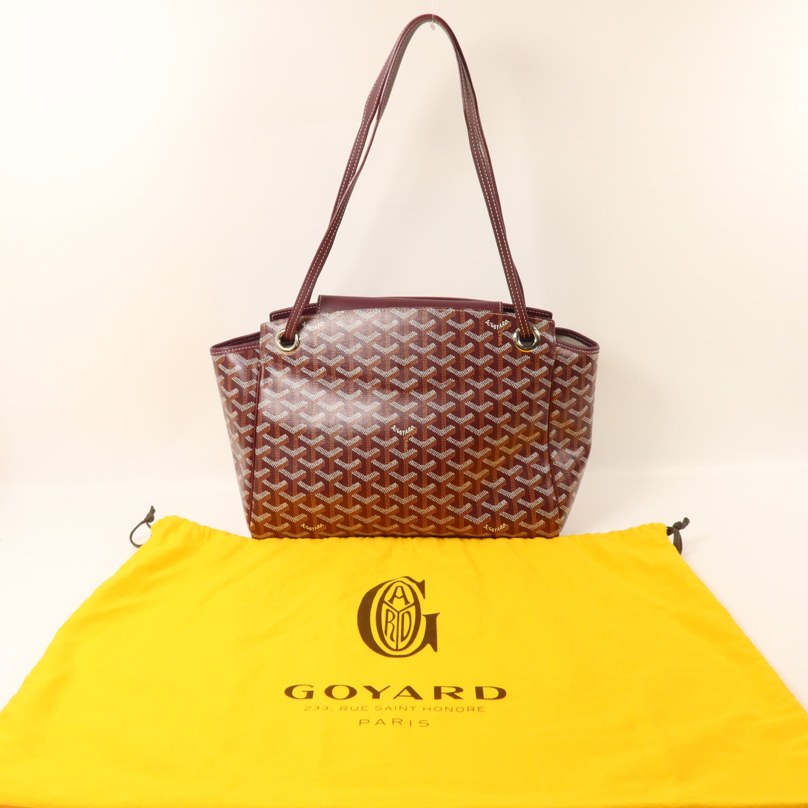 GOYARD 塗層帆布Rouette Souple PM手挽袋