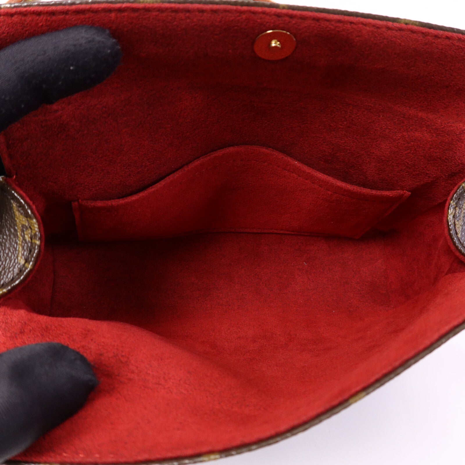 LOUIS VUITTON Monogram Recital Handbag金扣肩背袋