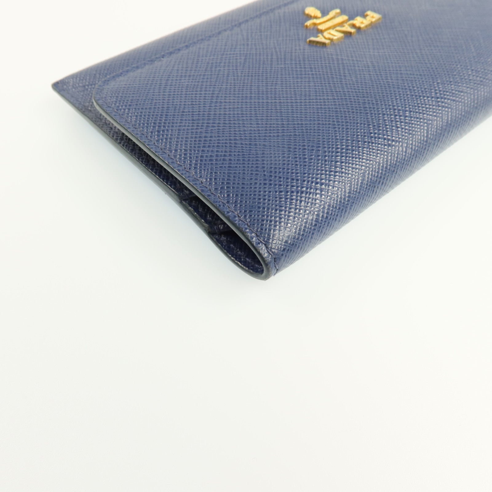 PRADA 【激減優惠】牛皮皮革Card Case金扣卡片套