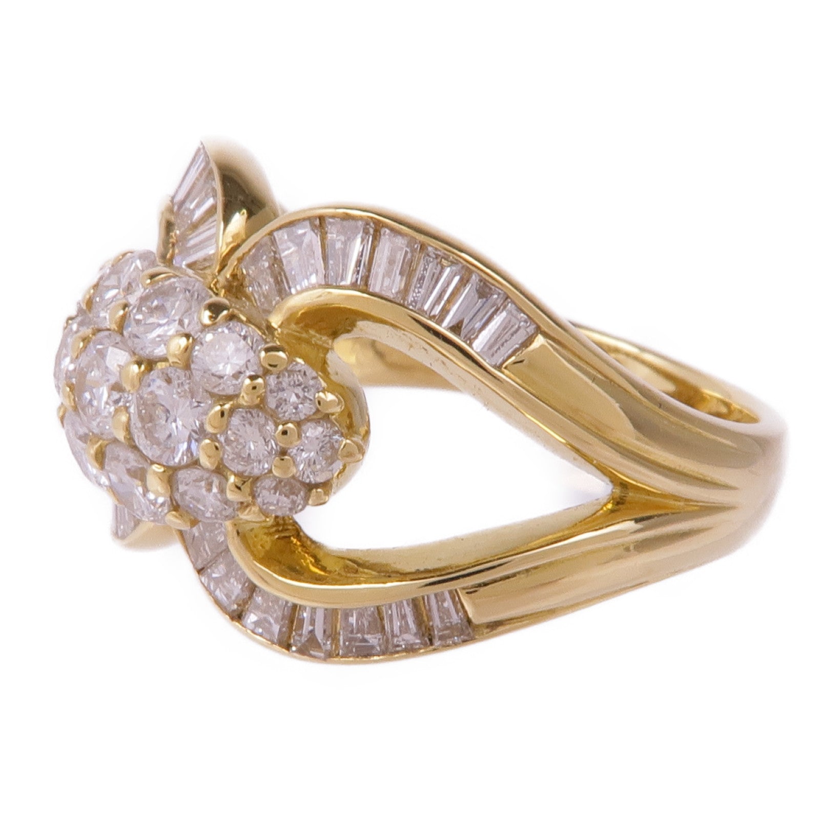 JEWELRY 18K黃金Diamond Ring鑽石戒指US#5.75