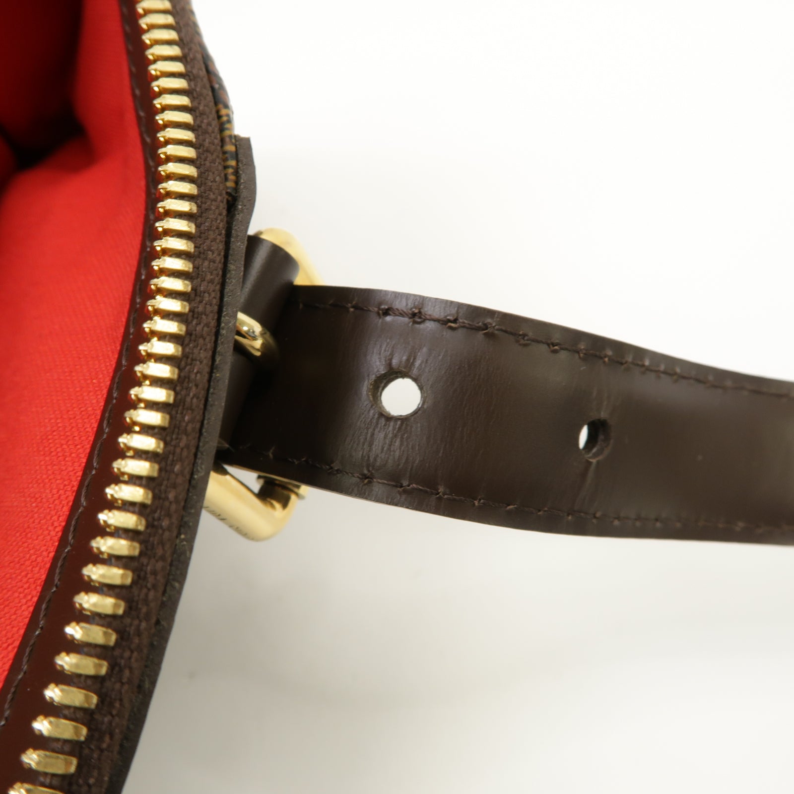 LOUIS VUITTON 【激減優惠】Damier Verona MM金扣肩背袋棕色