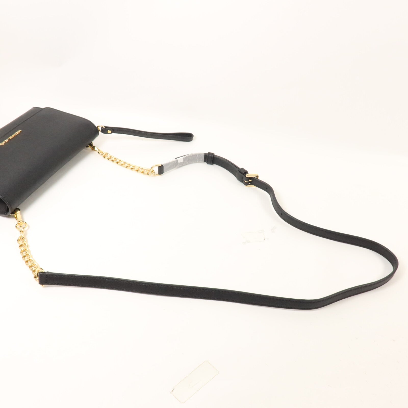 Michael Kors Saffiano皮革Pouch Shoulder鏈帶肩背袋