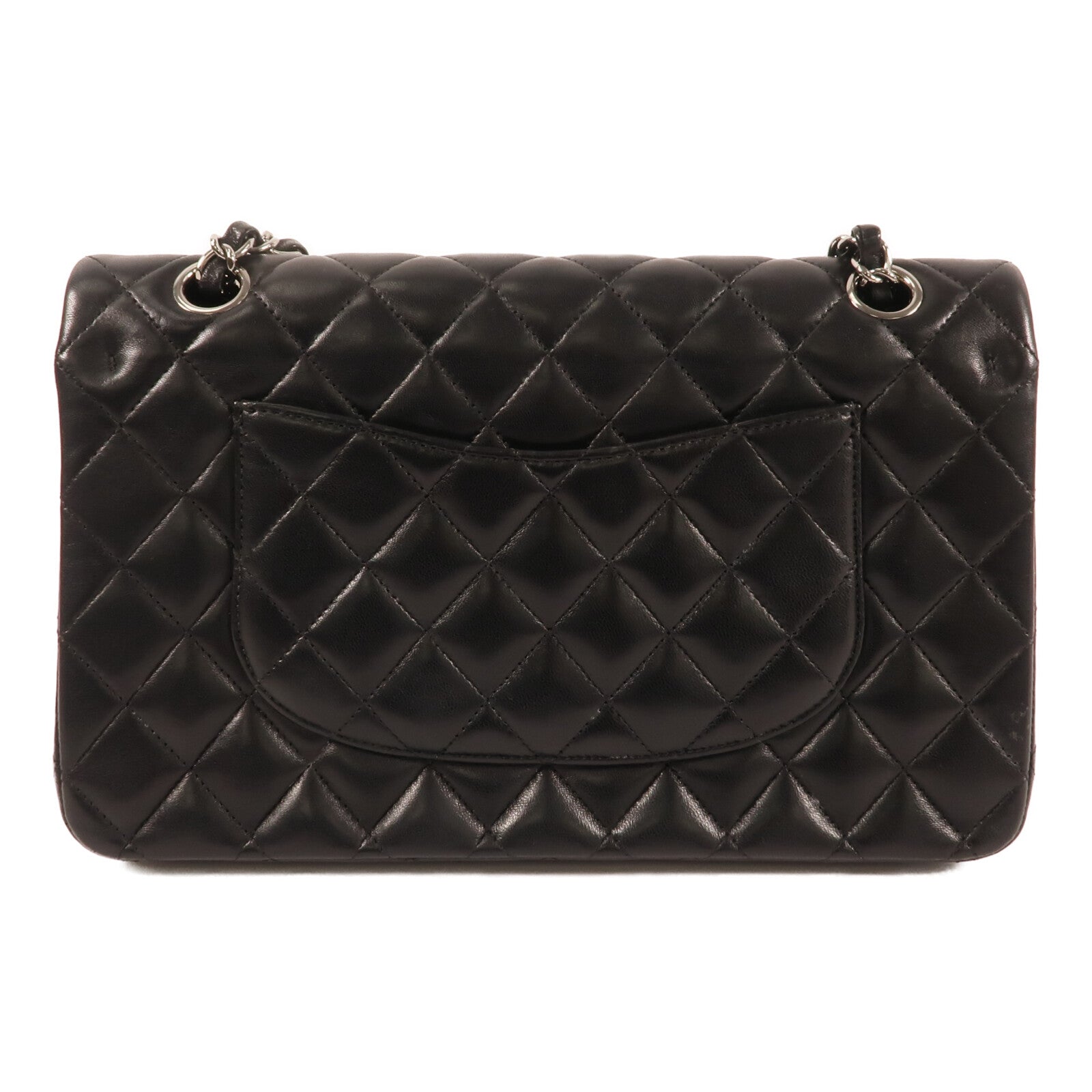 CHANEL 【激減優惠】羊皮皮革Classic 25銀扣鏈帶肩背袋