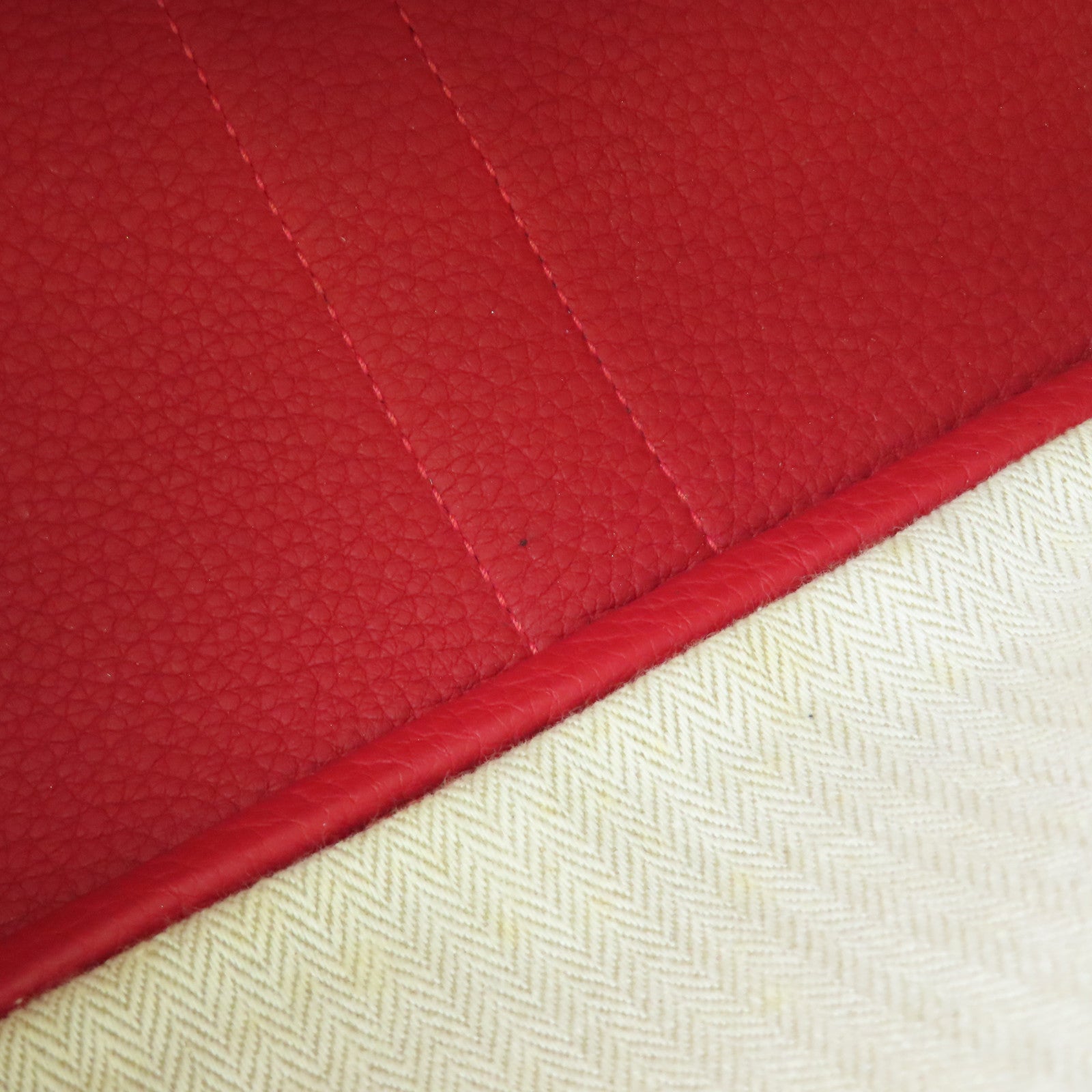 HERMES 【激減優惠】Negonda皮革Garden Party TPM銀扣手挽袋Rouge Casaque