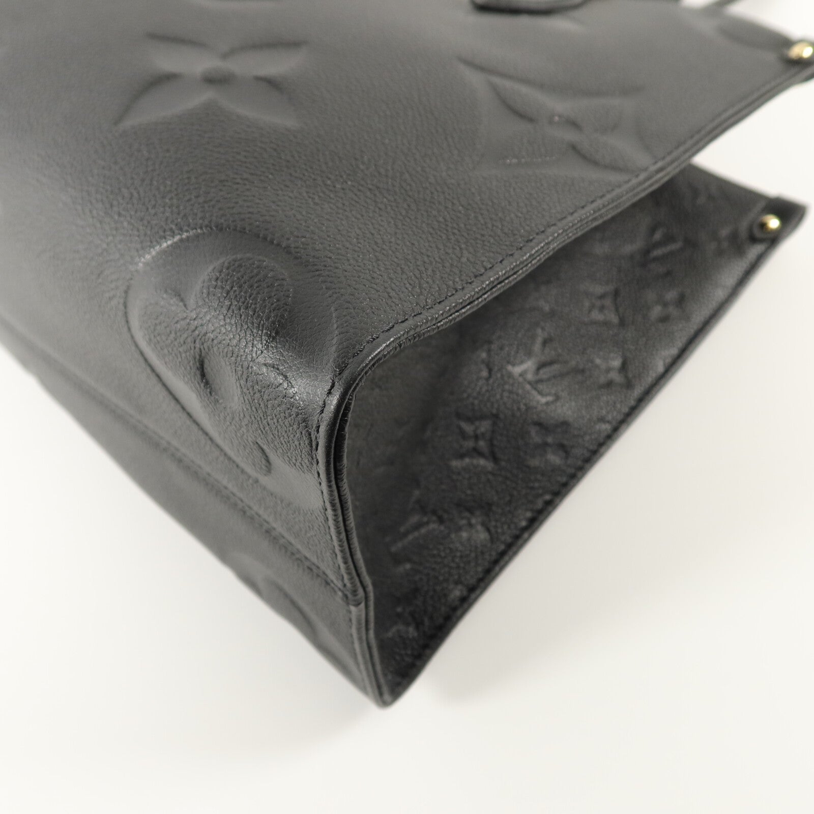 LOUIS VUITTON Monogram Empreinte On The Go MM手挽肩背兩用袋