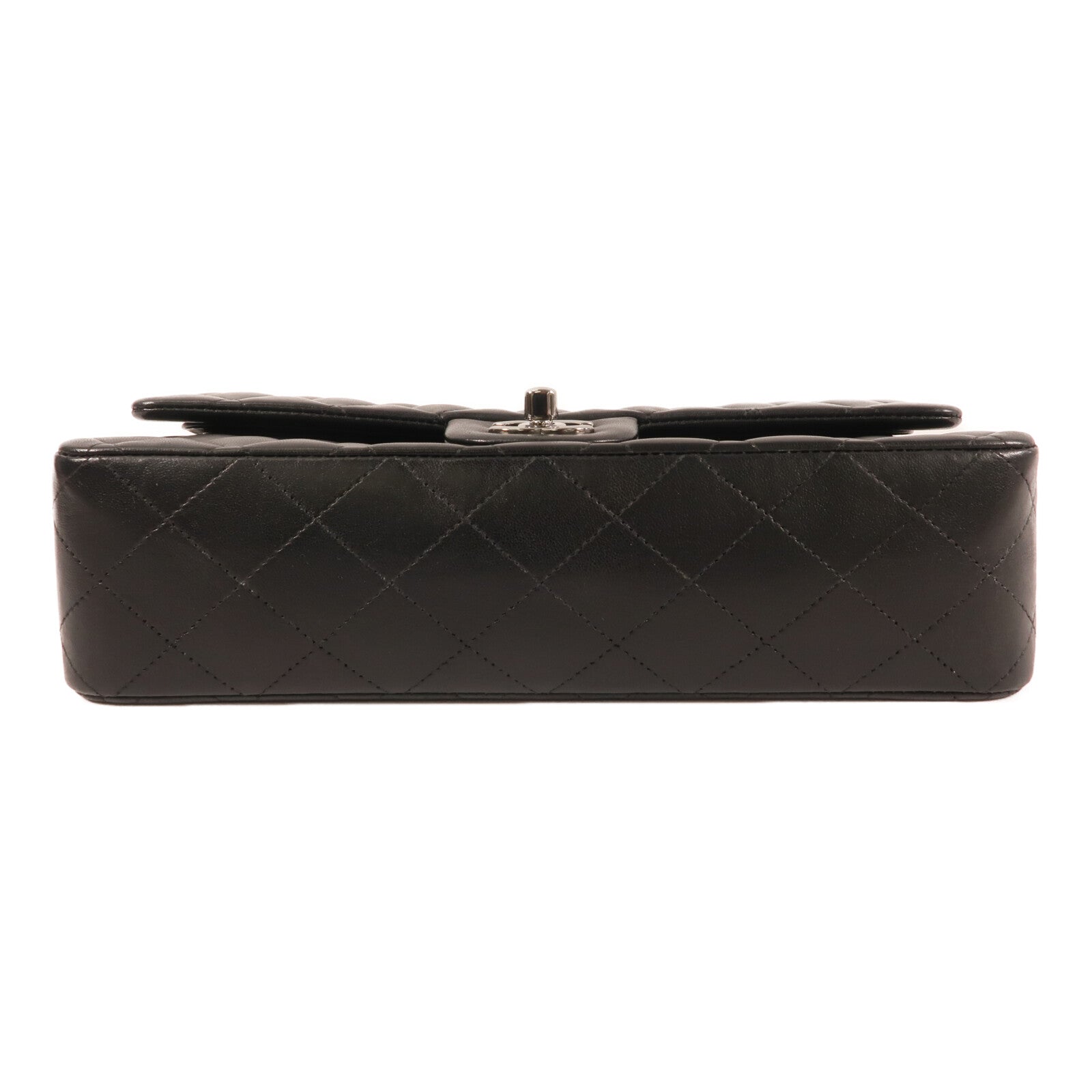 CHANEL 羊皮皮革Classic 25銀扣鏈帶肩背袋