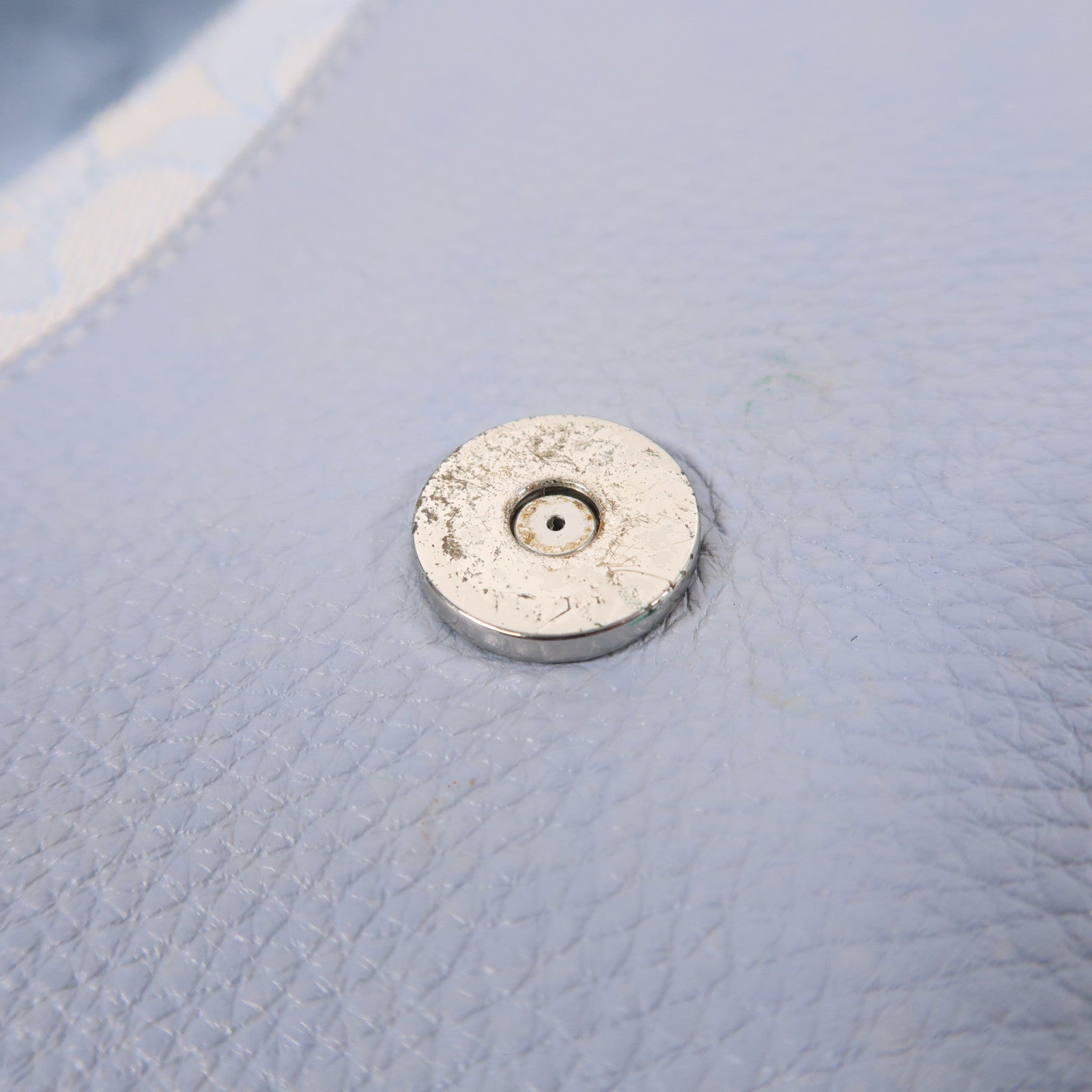 COACH 帆布Shoulder Bag銀扣肩背袋