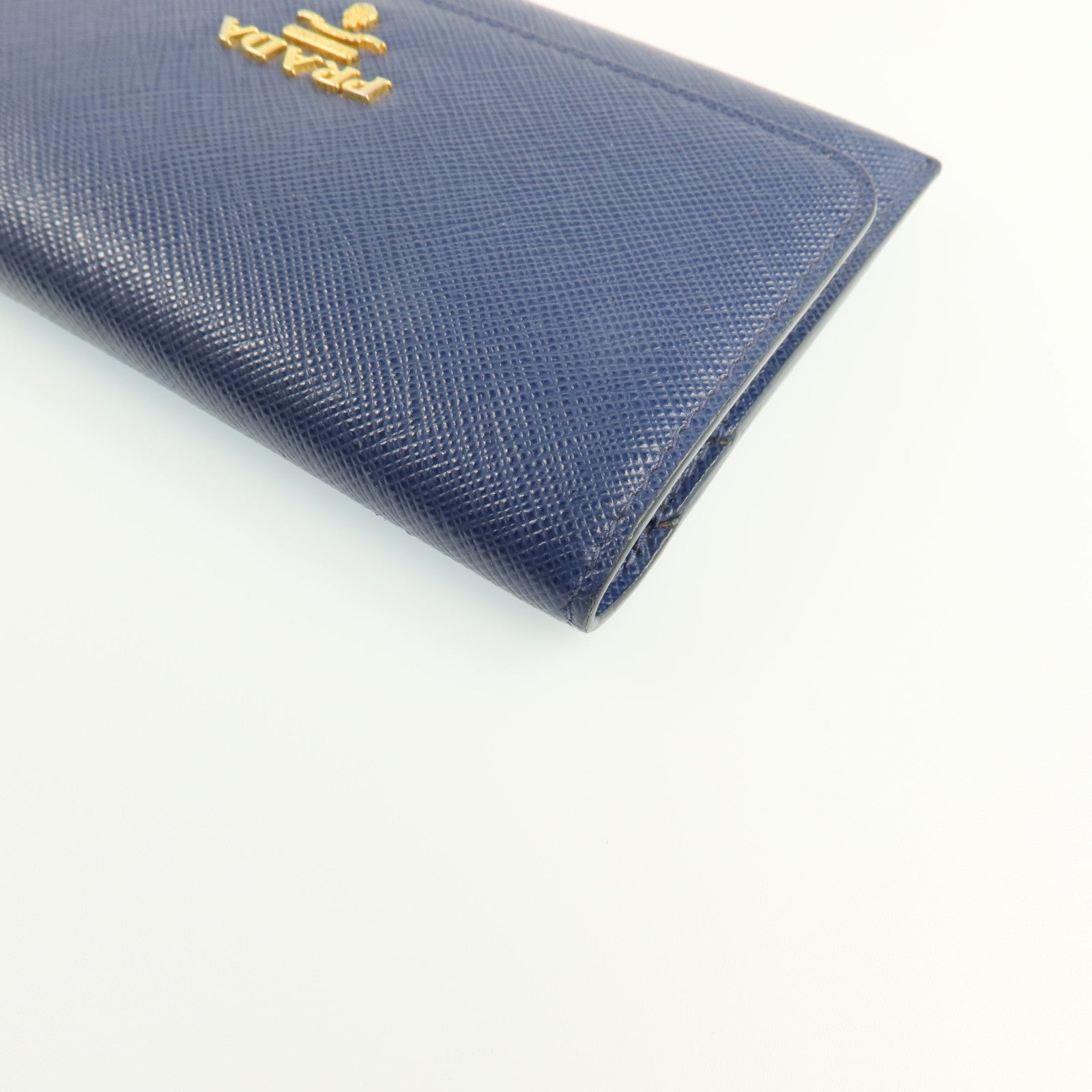 PRADA 【激減優惠】牛皮皮革Card Case金扣卡片套