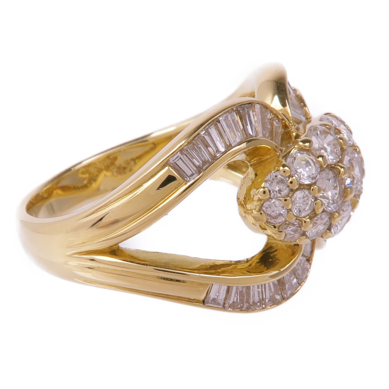 JEWELRY 18K黃金Diamond Ring鑽石戒指US#5.75