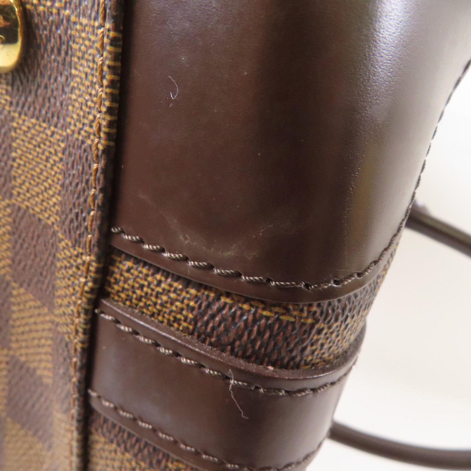 LOUIS VUITTON LV GHW Berkeley Handbag N52000 Damier Brown