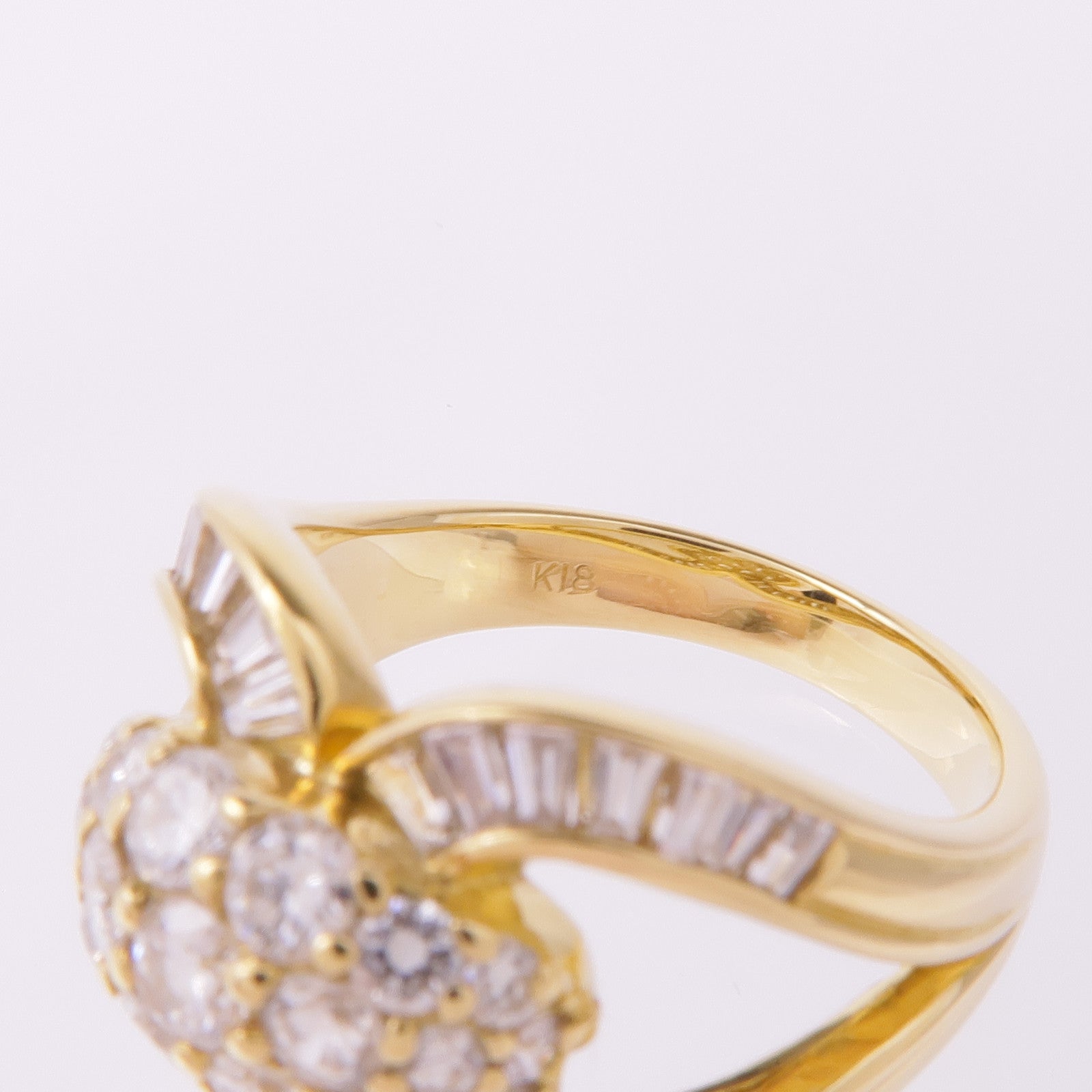 JEWELRY 18K黃金Diamond Ring鑽石戒指US#5.75