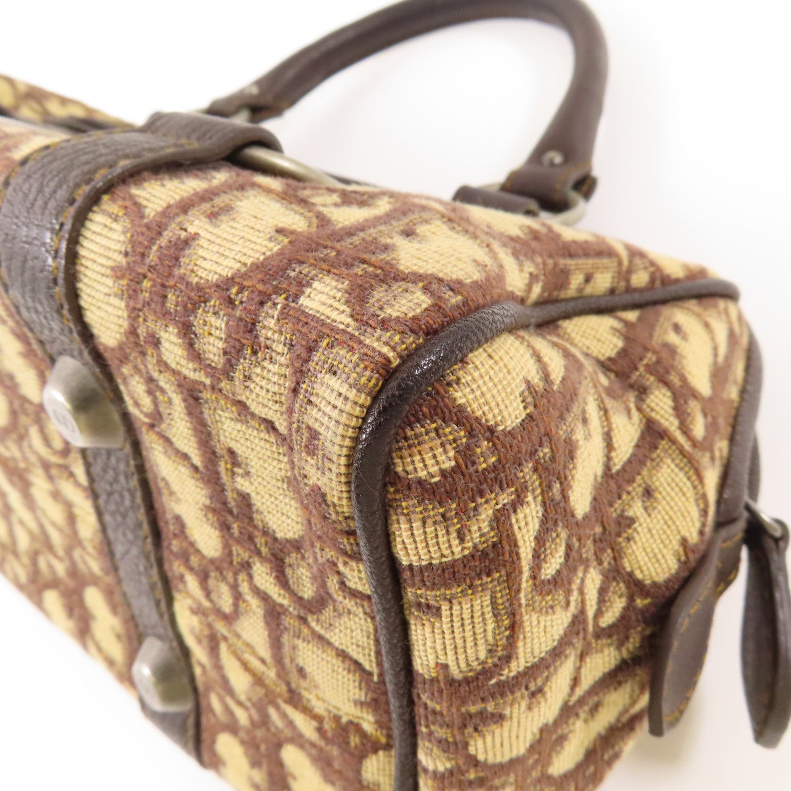 Dior CD Handbag Canvas Brown