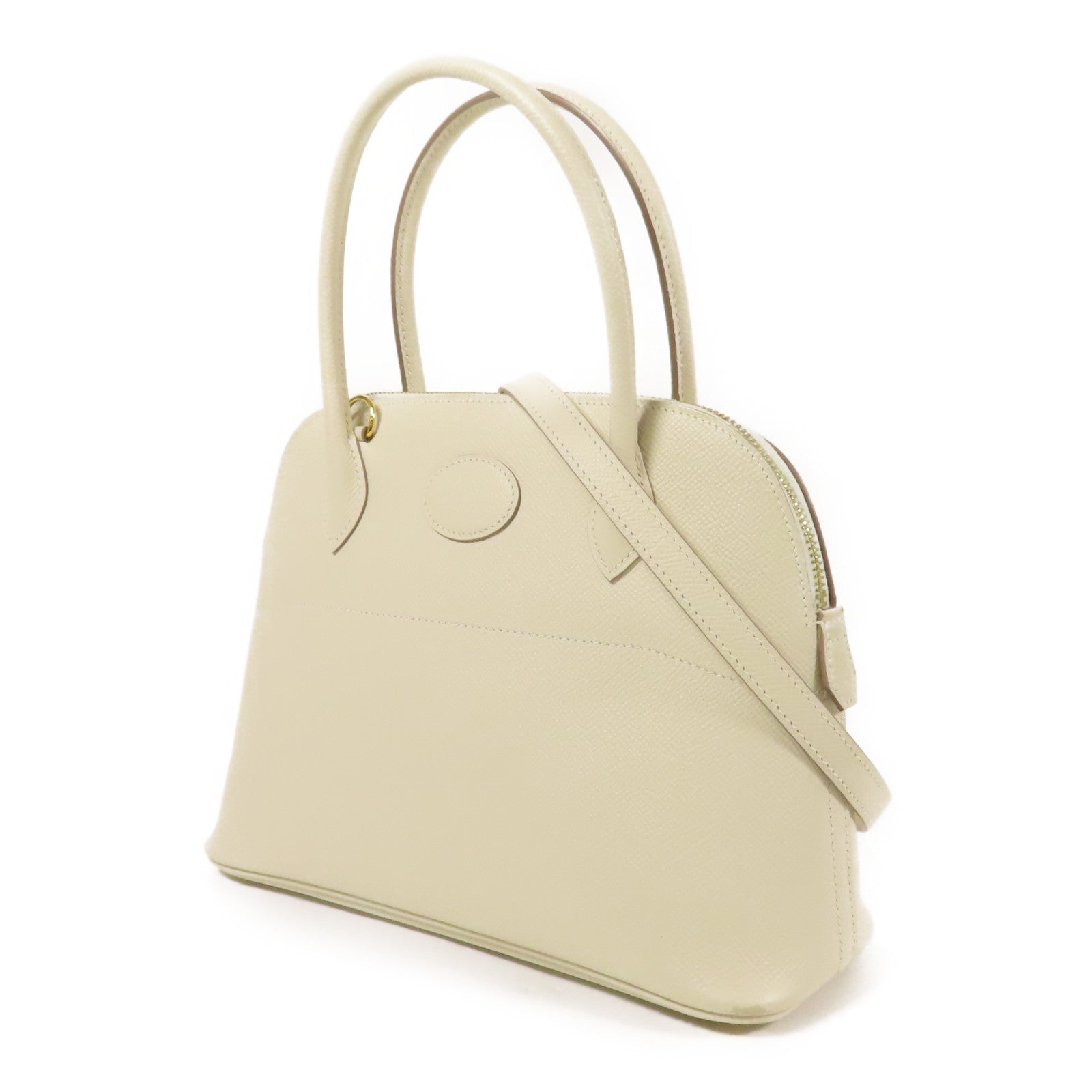 HERMES Epsom皮革Bolide 27金扣手挽肩背兩用袋Nata