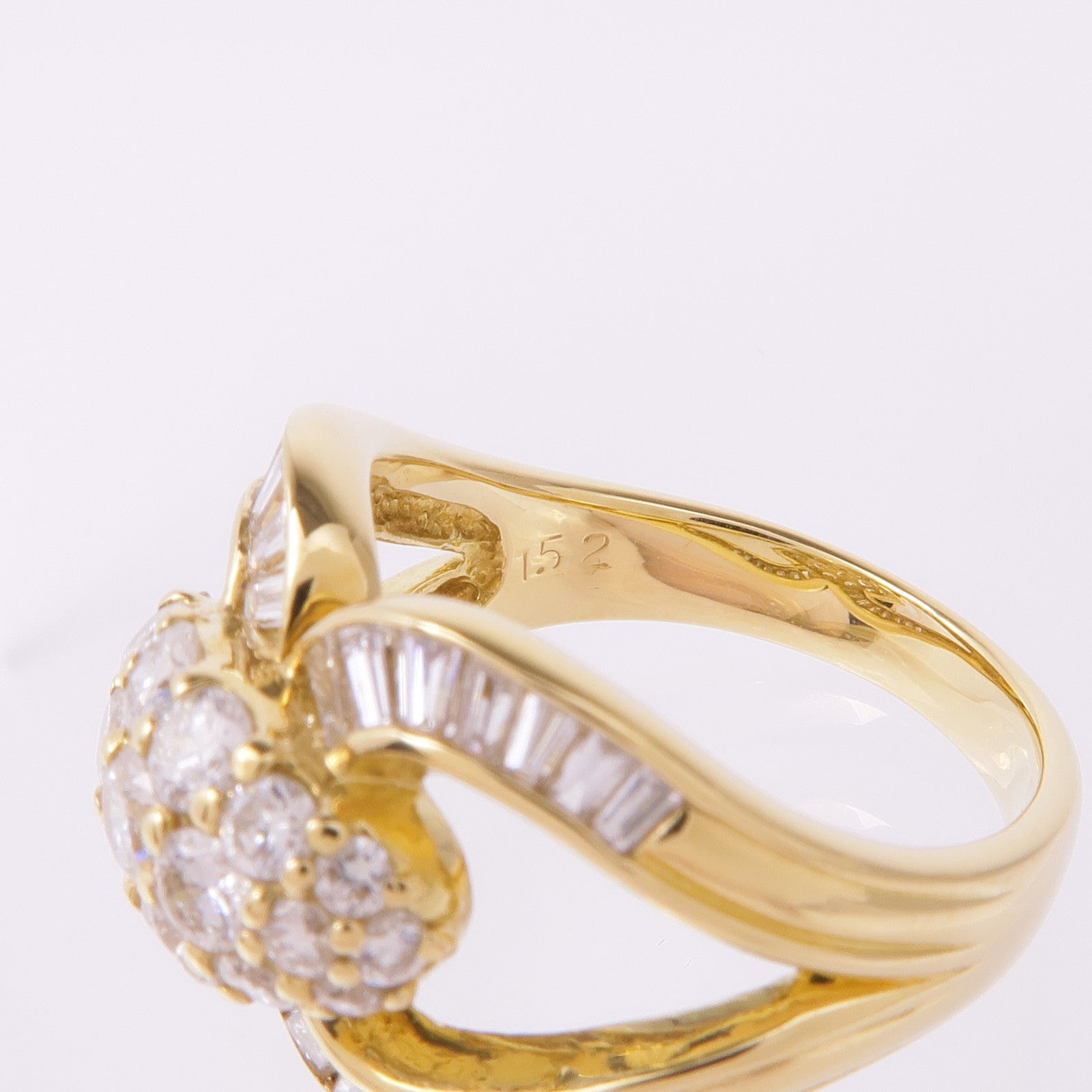 JEWELRY 18K黃金Diamond Ring鑽石戒指US#5.75