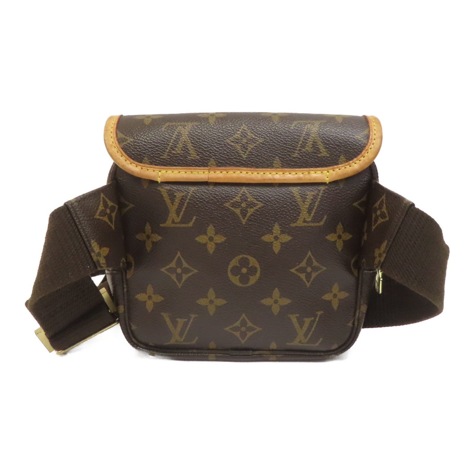 LOUIS VUITTON Monogram Bosphore Bum Bag金扣腰包啡色