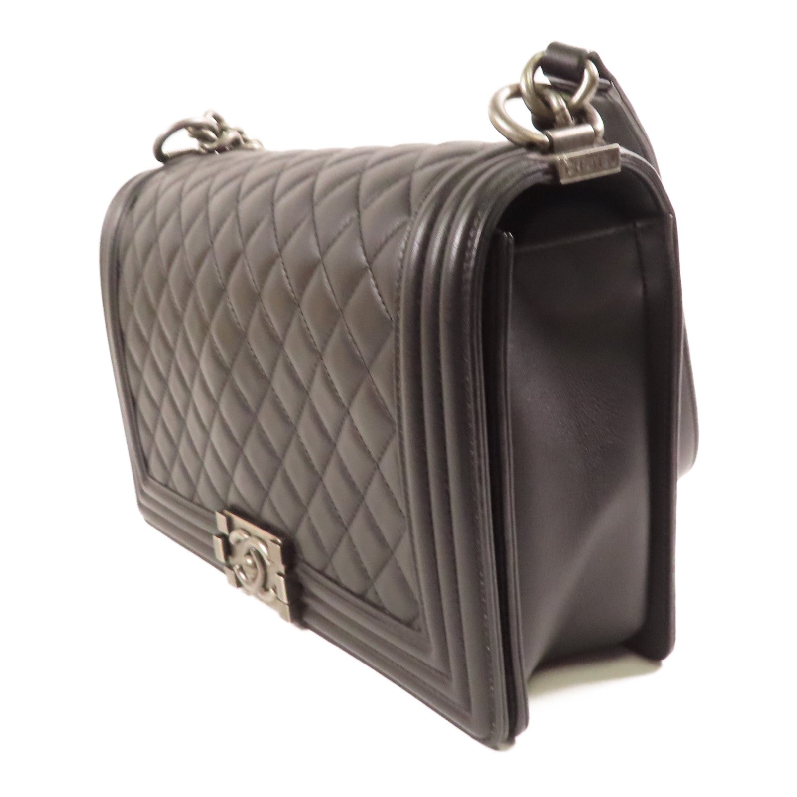 CHANEL 牛皮皮革Boy Chanel肩背袋
