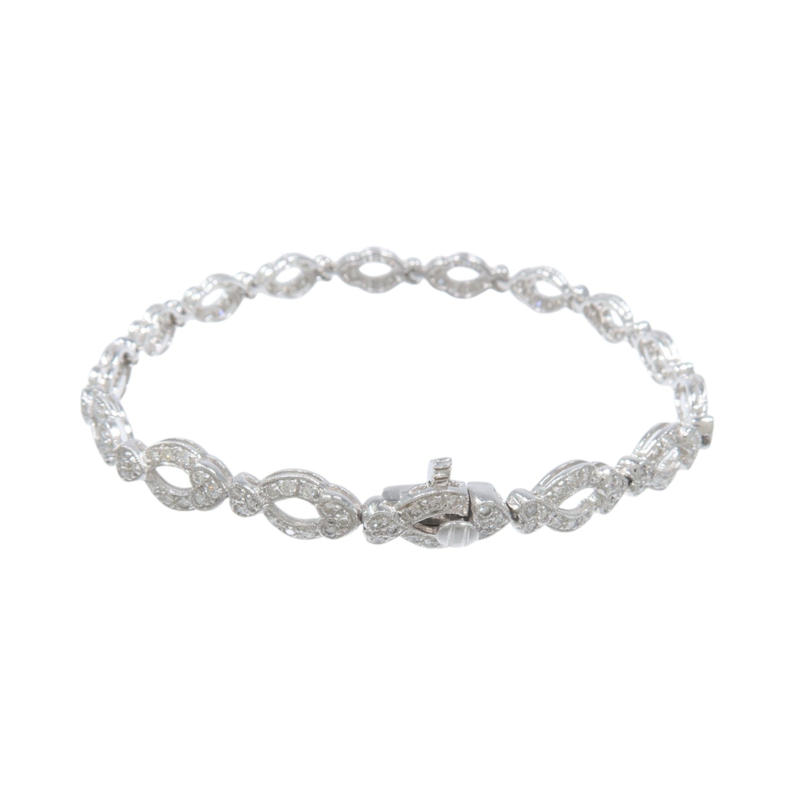 JEWELRY 18K白金Diamond Braccelet鑽石手鏈