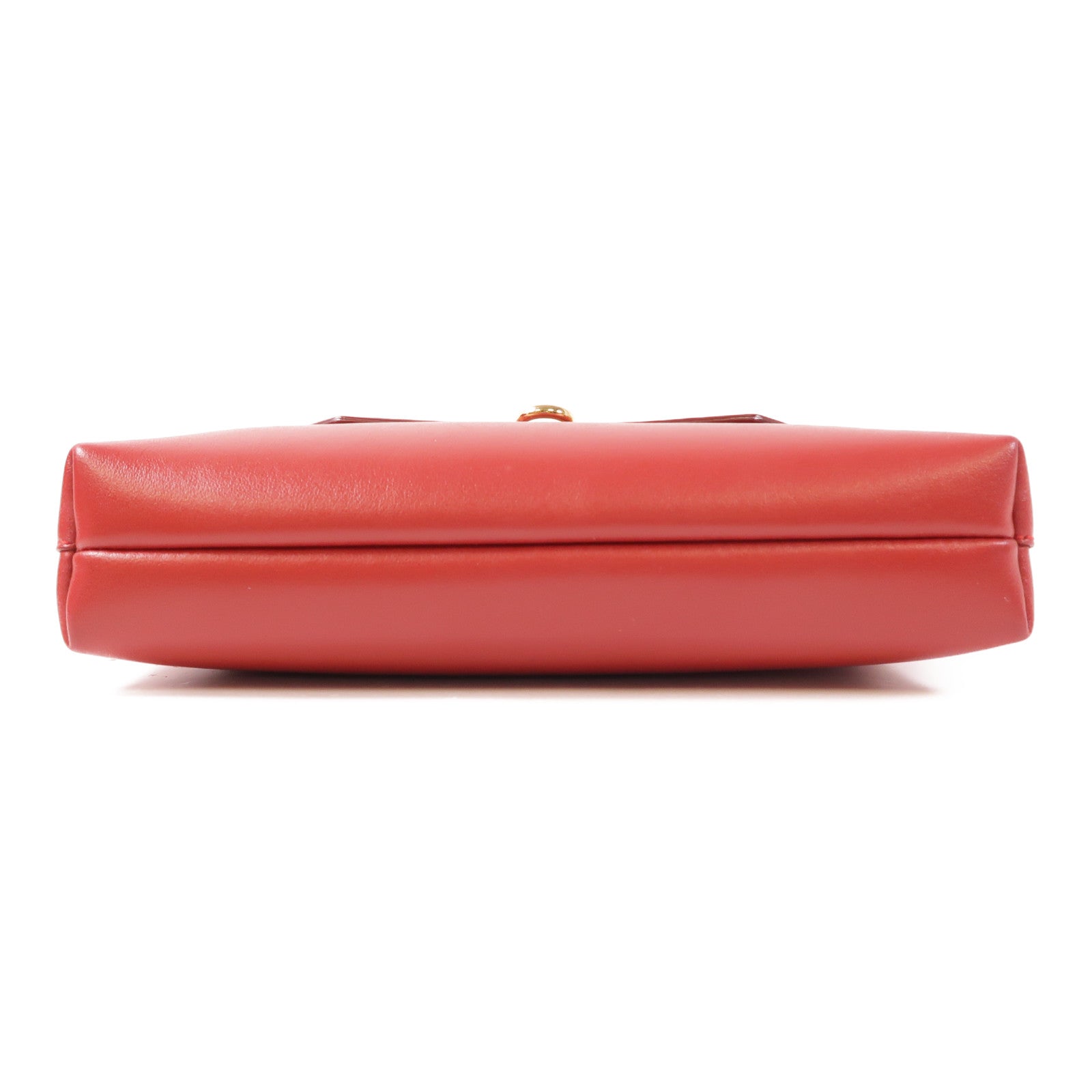 Salvatore Ferragamo 牛皮皮革Chain Shoulder金扣鏈帶肩背袋