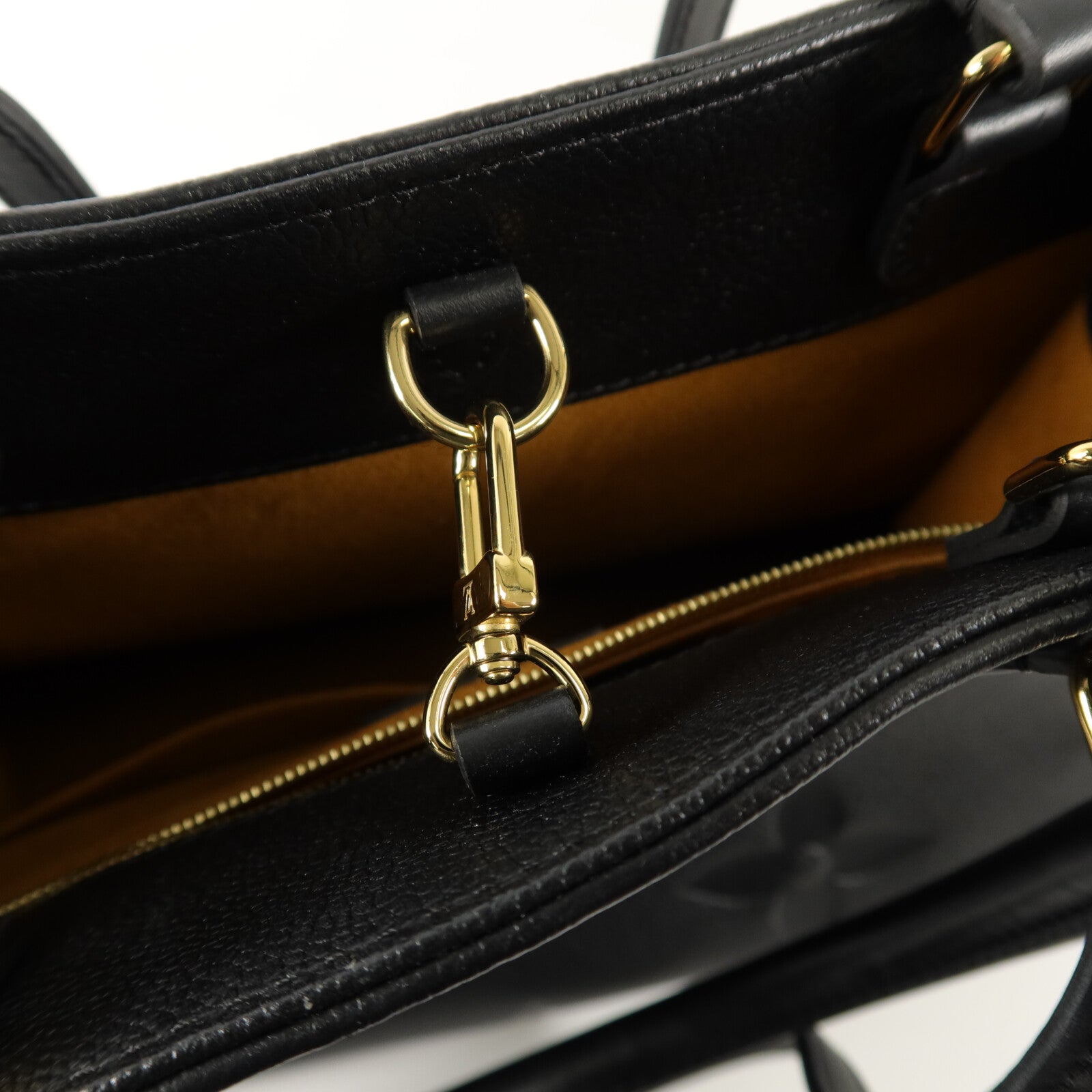 LOUIS VUITTON Monogram Empreinte On The Go MM手挽肩背兩用袋