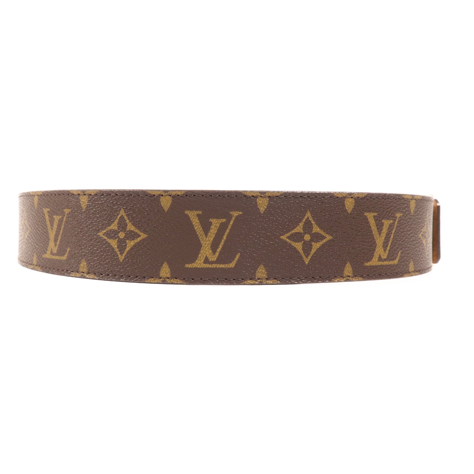 LOUIS VUITTON 【萬聖節商品】Monogram Belt金扣皮帶