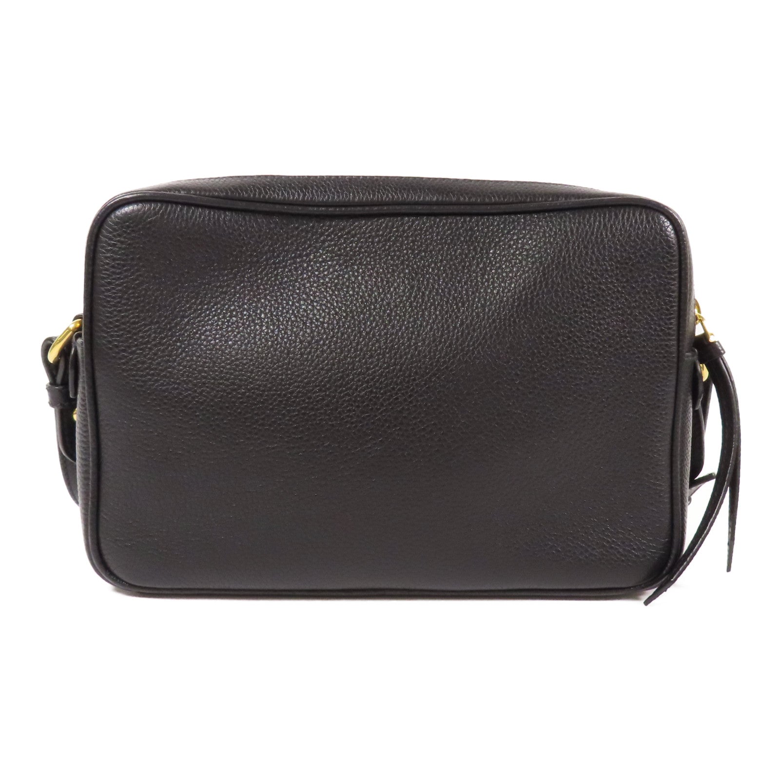 PRADA 牛皮皮革金扣Shoulder Bag肩背袋