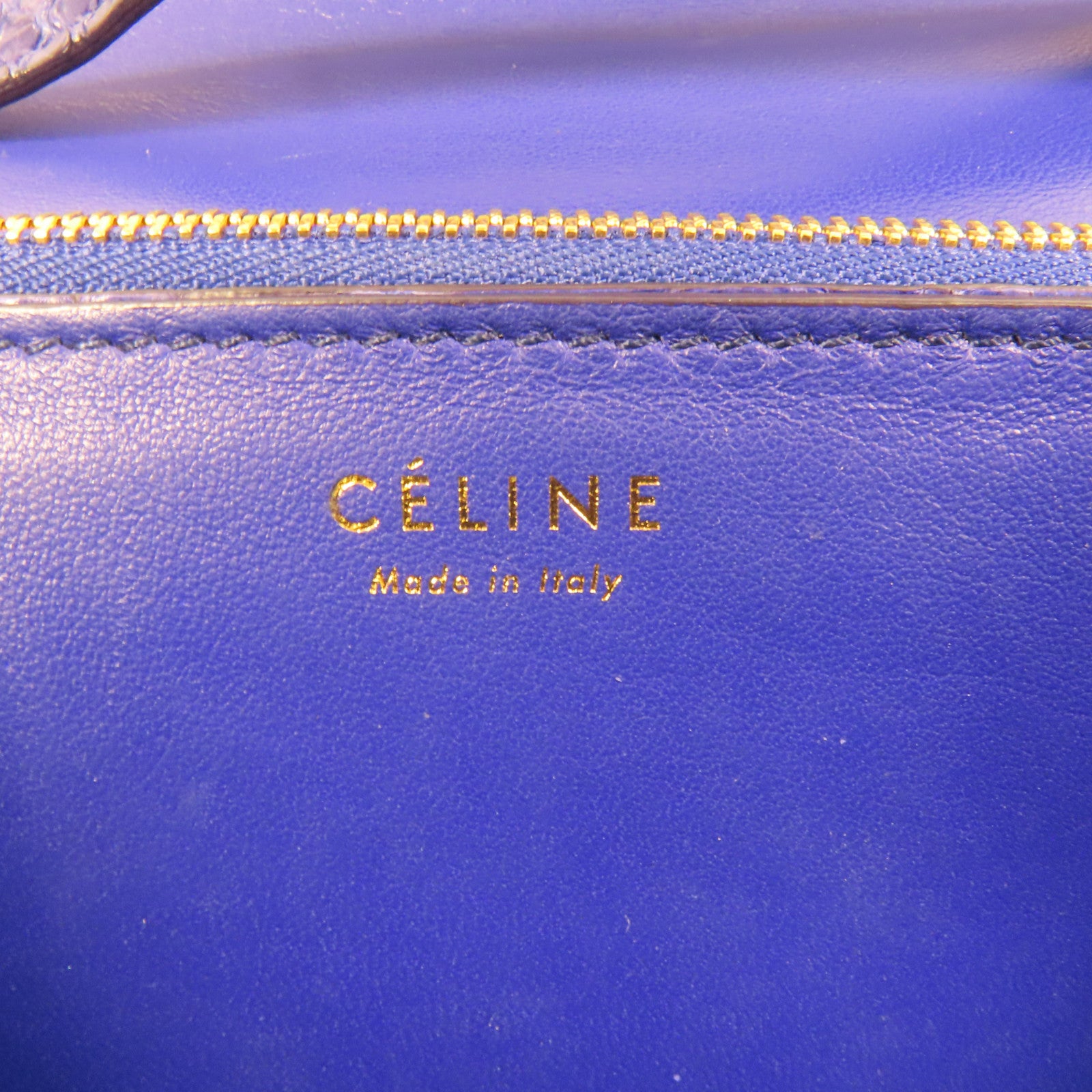 CELINE 蛇皮皮革Classic Box金扣肩背袋