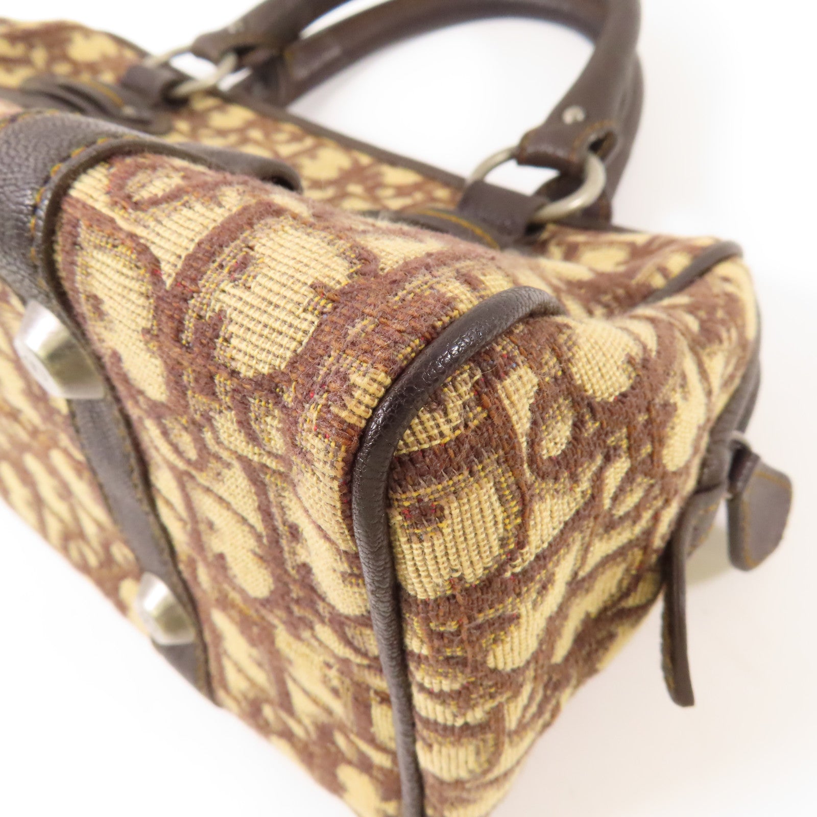 Dior CD Handbag Canvas Brown